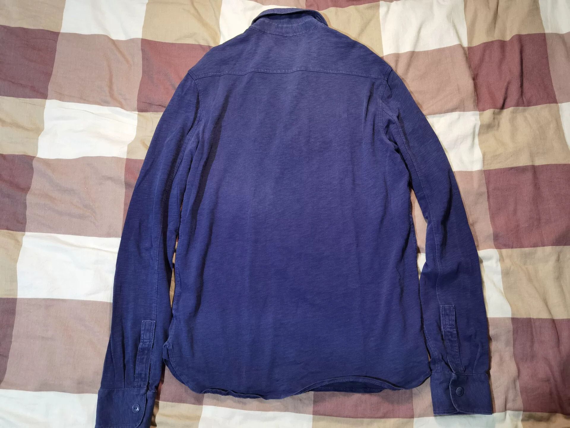 RRL Ralph Lauren RRL Ralph Lauren Vintage Indigo Washed Long Sleeve Shirt Size US M / EU 48-50 / 2 - 4 Thumbnail