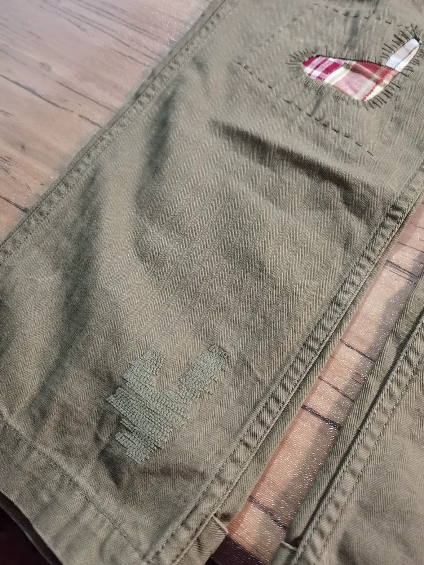 RRL Ralph Lauren Ralph Lauren Distressed Patched Sashiko Cargo Pants Size US 36 / EU 52 - 5 Thumbnail
