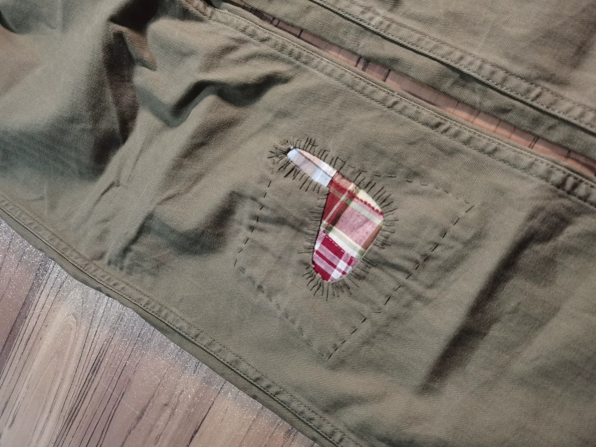 RRL Ralph Lauren Ralph Lauren Distressed Patched Sashiko Cargo Pants Size US 36 / EU 52 - 3 Thumbnail