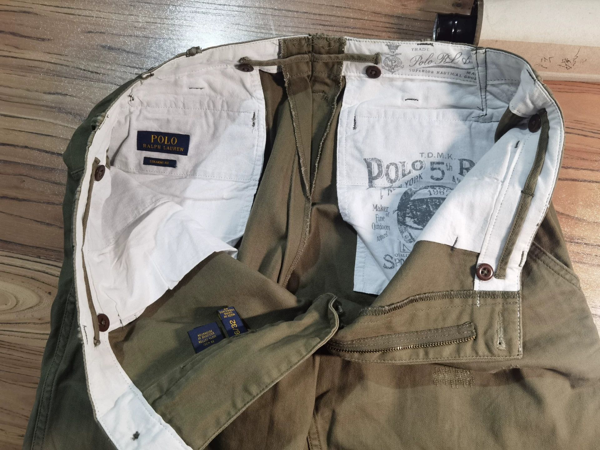RRL Ralph Lauren Ralph Lauren Distressed Patched Sashiko Cargo Pants Size US 36 / EU 52 - 9 Thumbnail