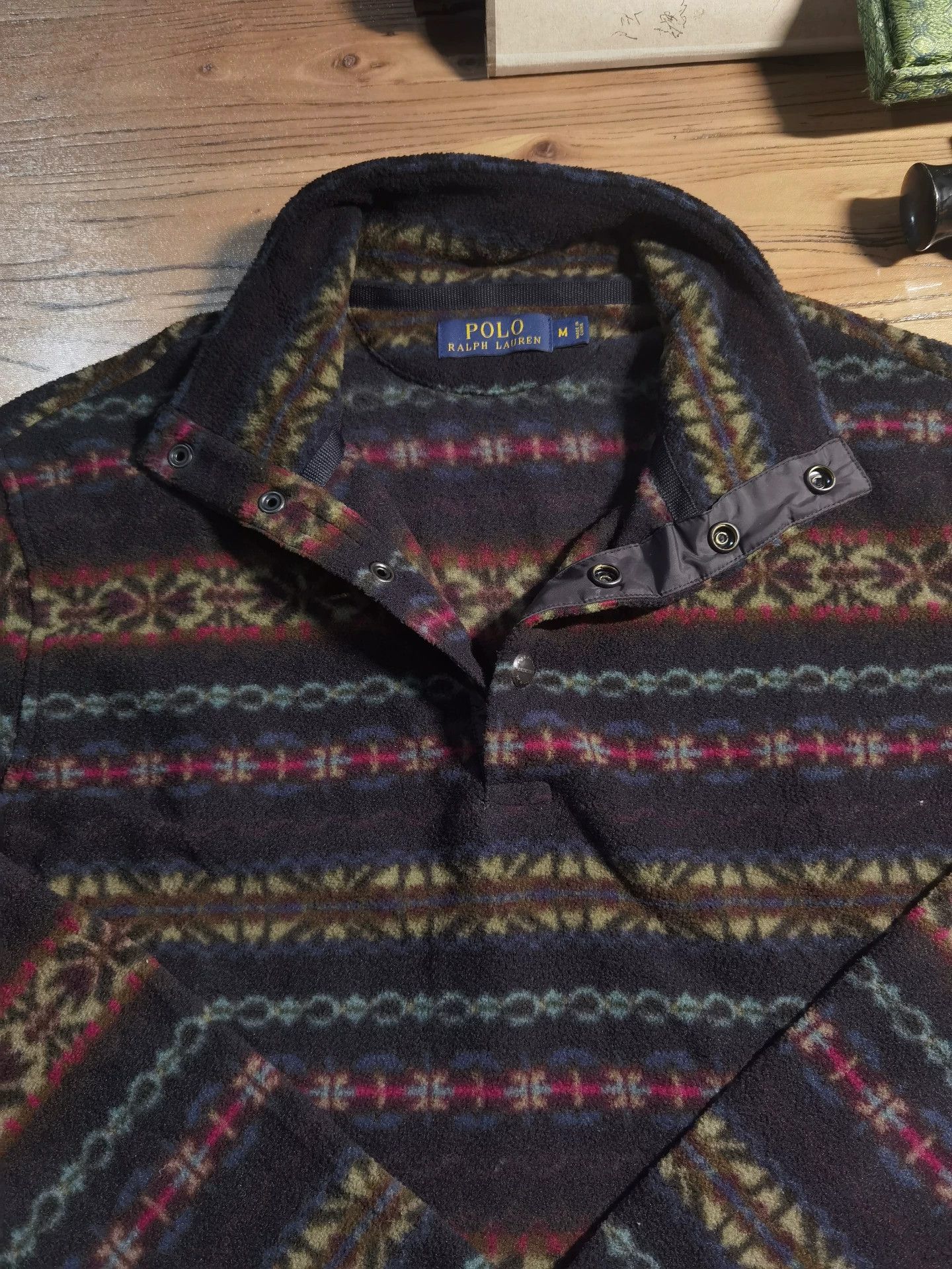 RRL Ralph Lauren RRL Navajo Fleece Pullover Coat Size US M / EU 48-50 / 2 - 2 Thumbnail