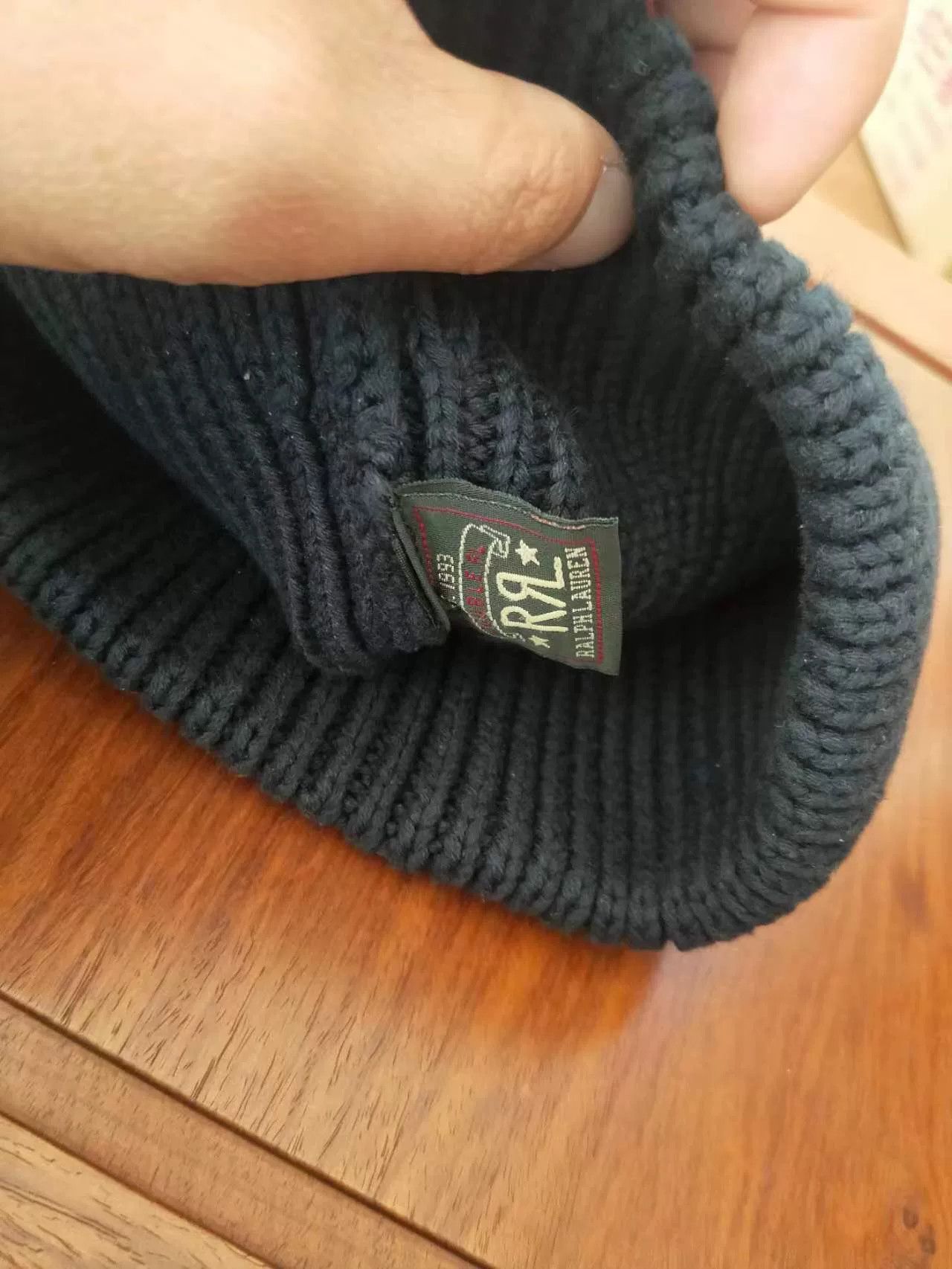 RRL Ralph Lauren RRL Rare Blue Dyed Mountaineering Knit Hat Size ONE SIZE - 7 Thumbnail