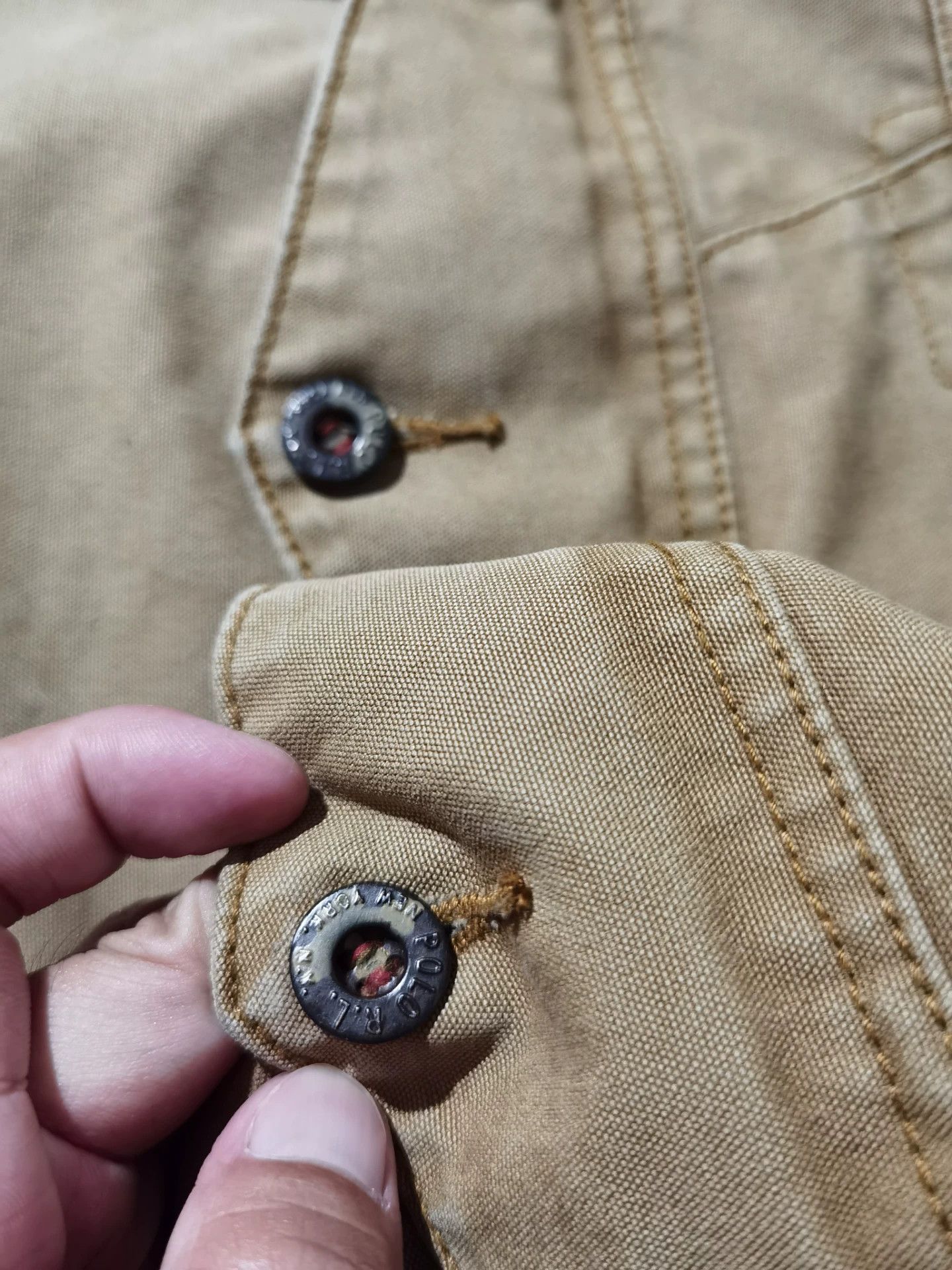 RRL Ralph Lauren Vintage Ralph Lauren Distressed Work Pants Size US 30 / EU 46 - 6 Thumbnail