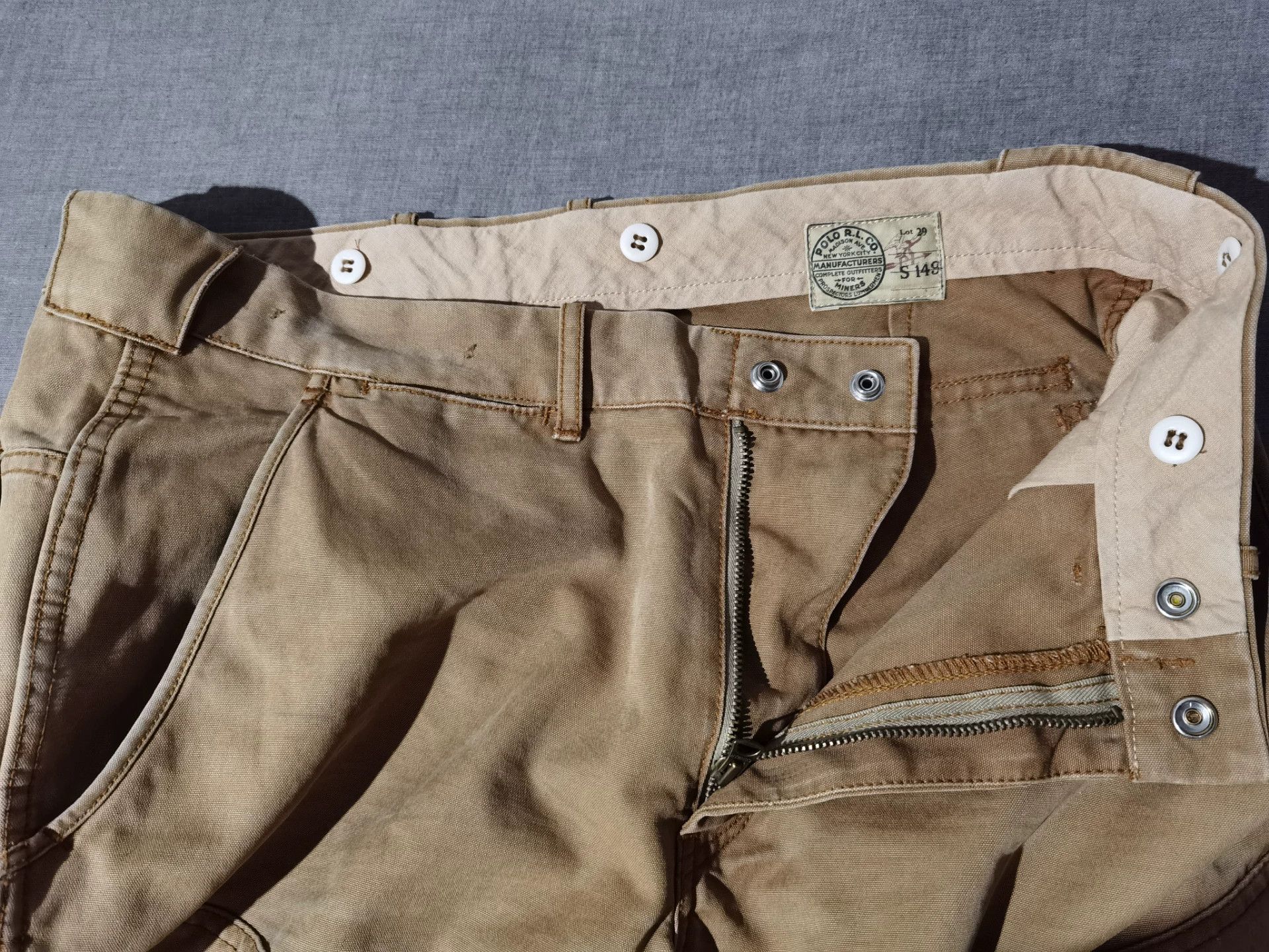 RRL Ralph Lauren Vintage Ralph Lauren Distressed Work Pants Size US 30 / EU 46 - 4 Thumbnail