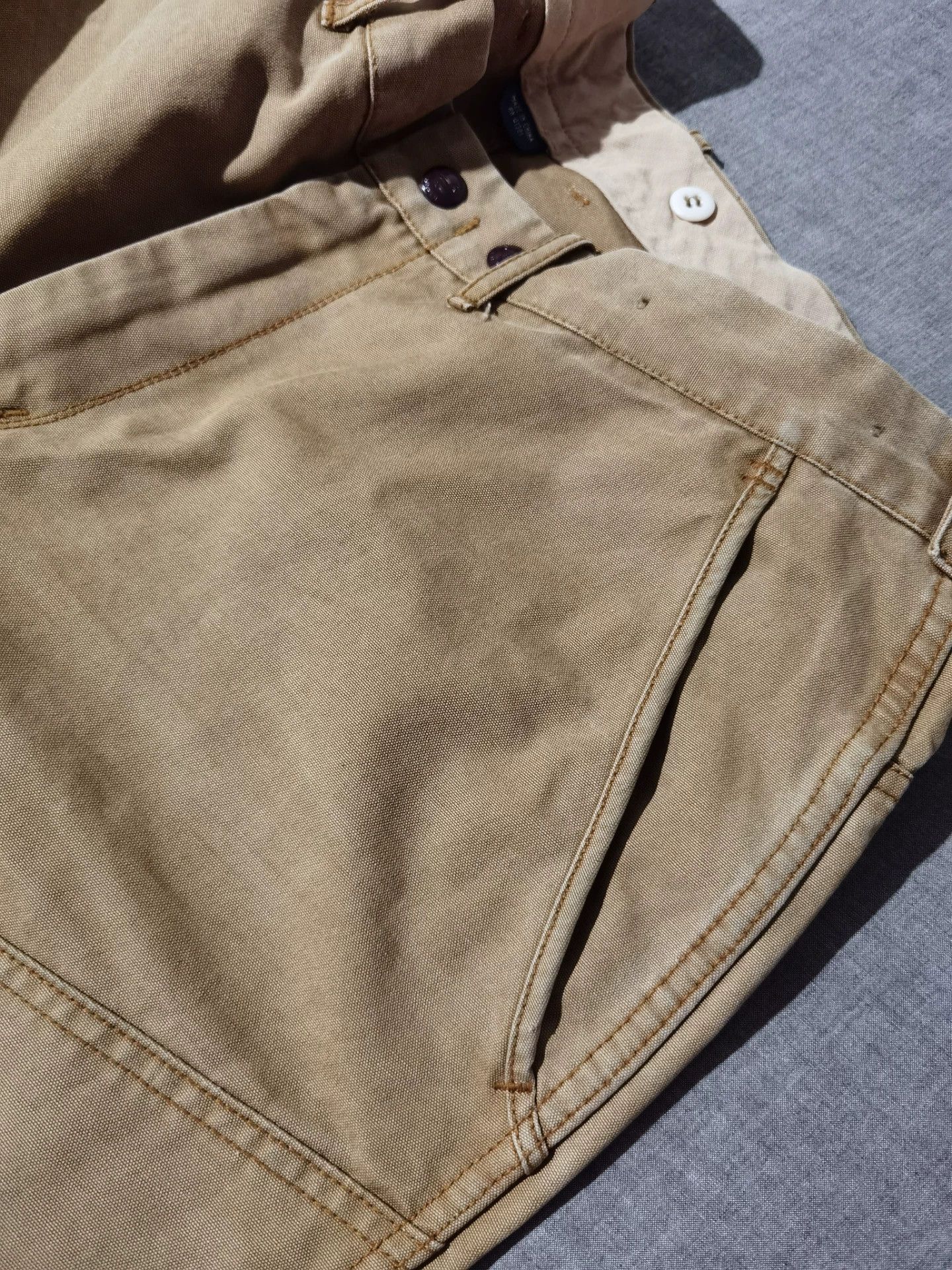 RRL Ralph Lauren Vintage Ralph Lauren Distressed Work Pants Size US 30 / EU 46 - 9 Thumbnail