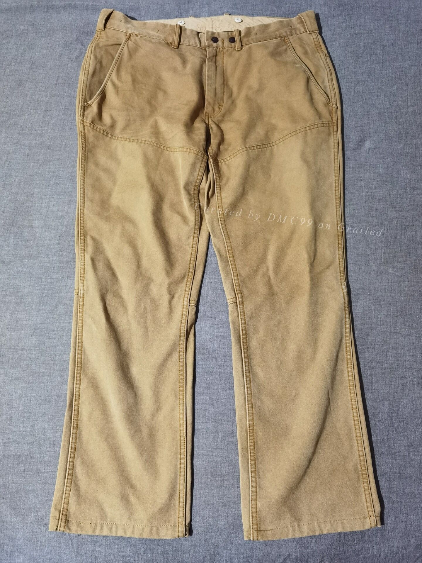 RRL Ralph Lauren Vintage Ralph Lauren Distressed Work Pants Size US 30 / EU 46 - 2 Thumbnail