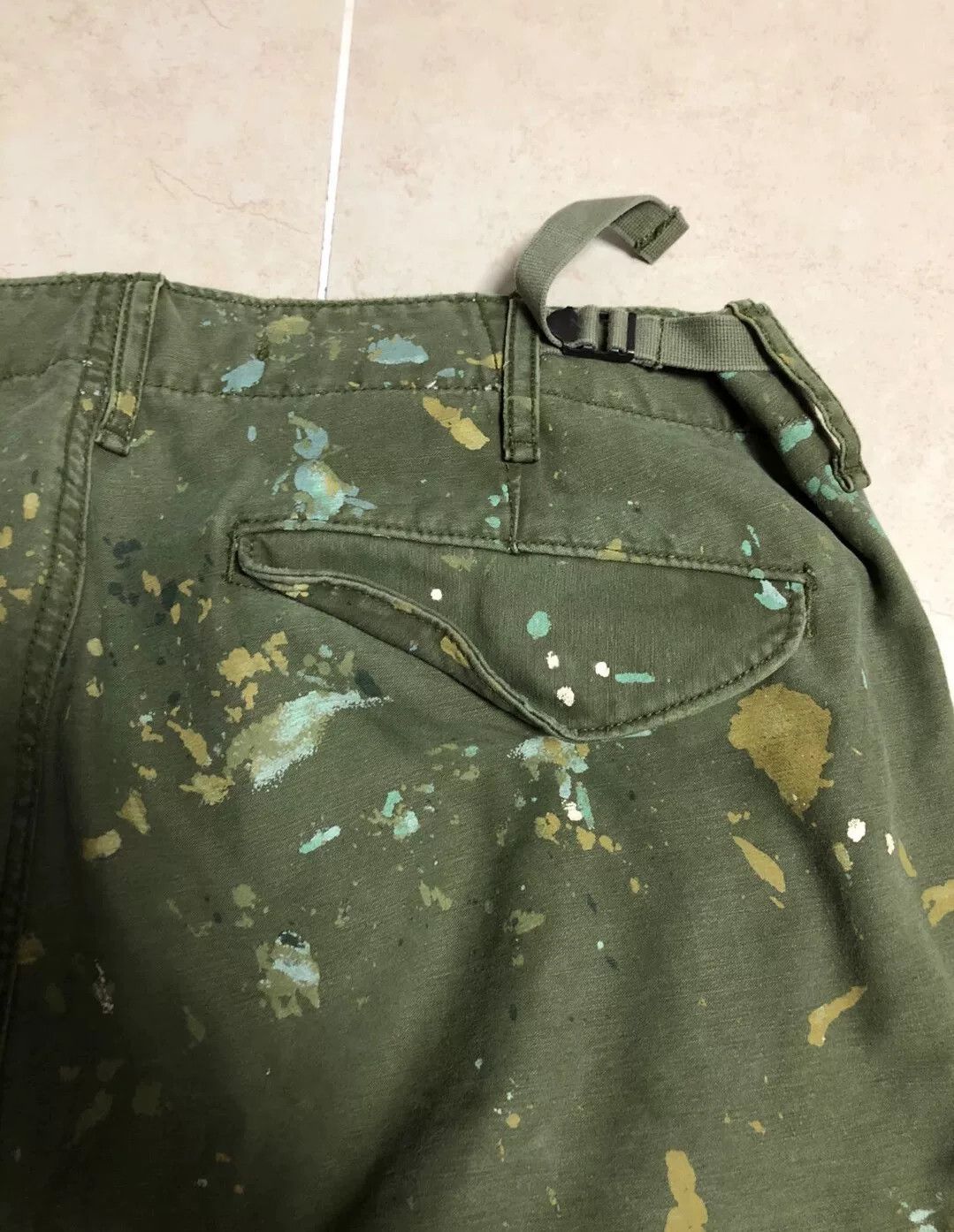 RRL Ralph Lauren Ralph Lauren Distressed Paint Work Pants Size US 30 / EU 46 - 3 Thumbnail