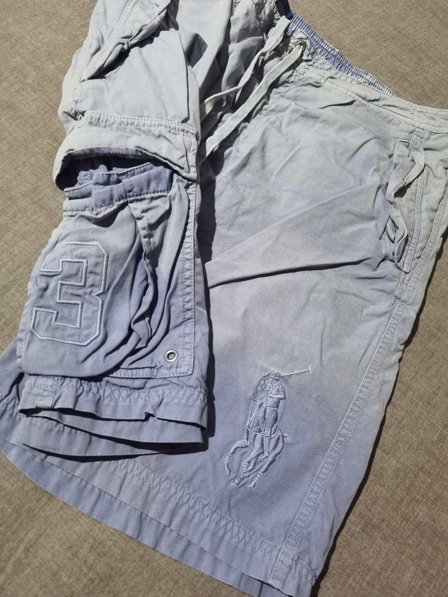 RRL Ralph Lauren RRL Vintage Blue Dye Distressed Shorts Size US 30 / EU 46 - 9 Thumbnail