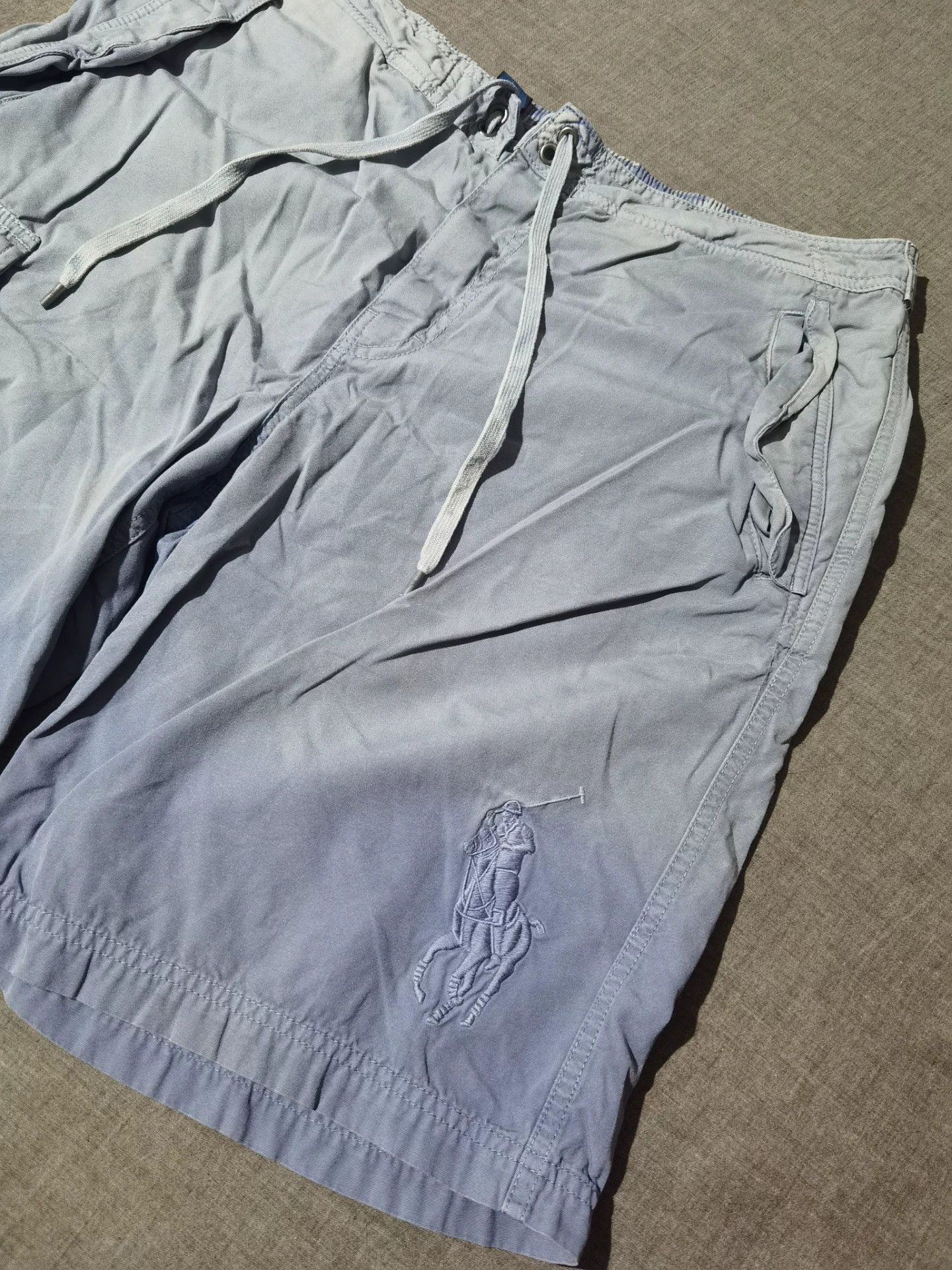 RRL Ralph Lauren RRL Vintage Blue Dye Distressed Shorts Size US 30 / EU 46 - 2 Thumbnail