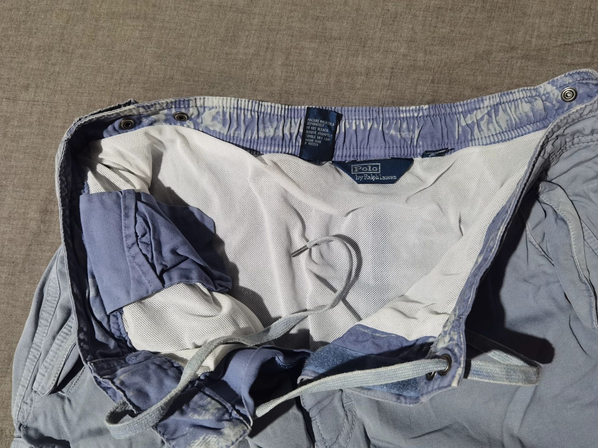 RRL Ralph Lauren RRL Vintage Blue Dye Distressed Shorts Size US 30 / EU 46 - 6 Thumbnail