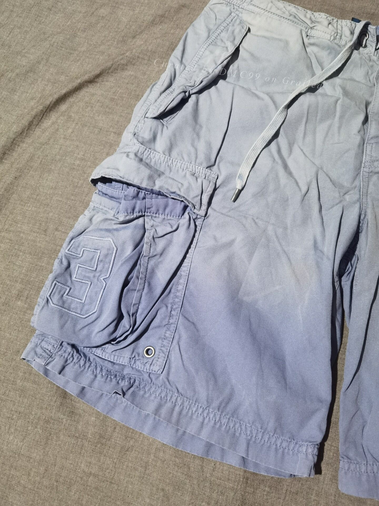 RRL Ralph Lauren RRL Vintage Blue Dye Distressed Shorts Size US 30 / EU 46 - 3 Thumbnail