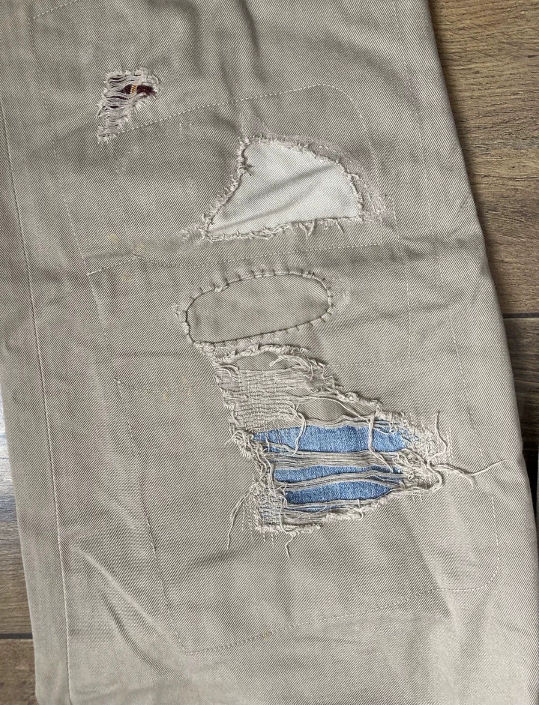 RRL Ralph Lauren Ralph Lauren Distressed Work Pants Size US 30 / EU 46 - 2 Thumbnail
