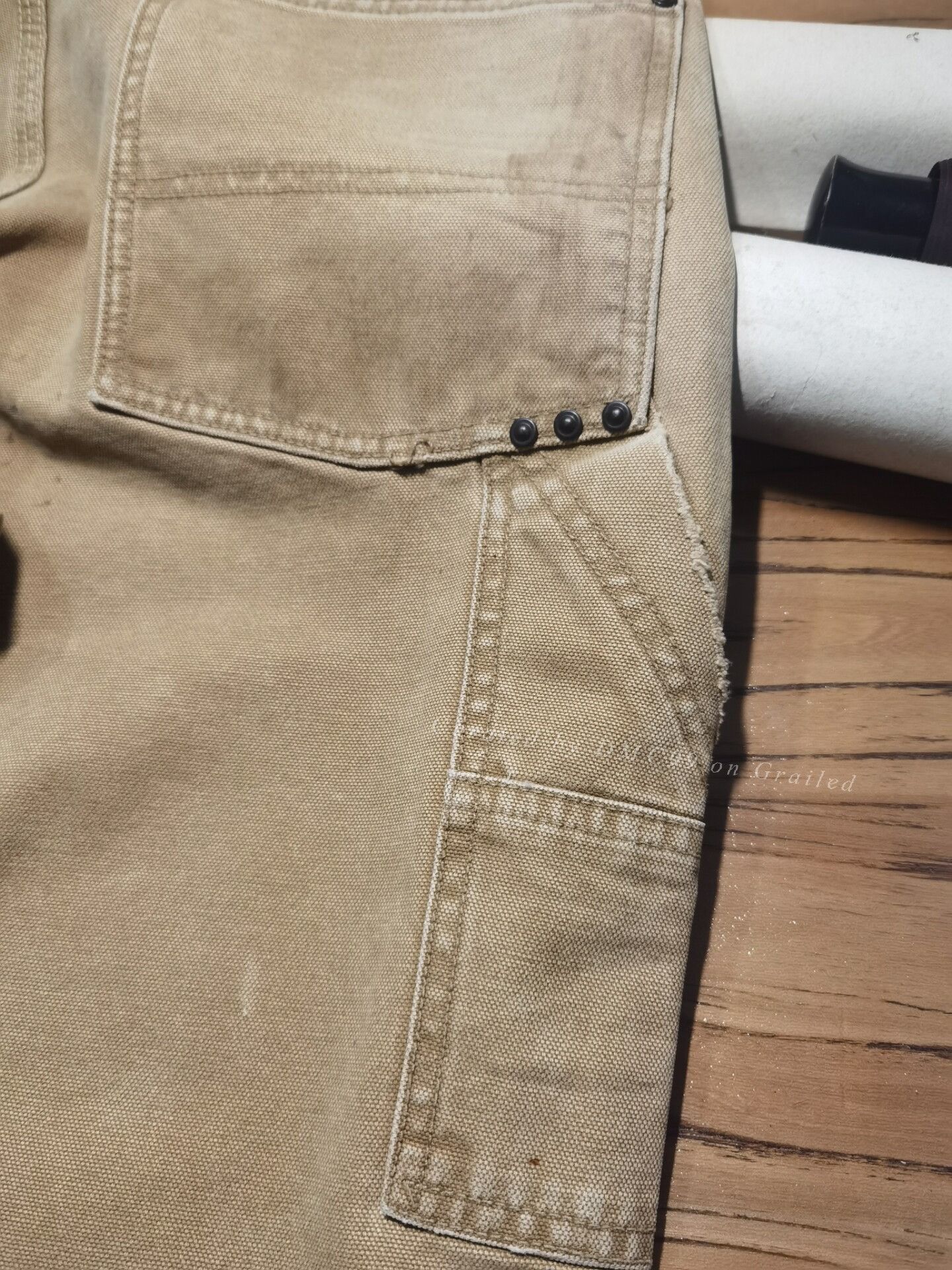 RRL Ralph Lauren Ralph Lauren Distressed Utility Work Pants Size US 30 / EU 46 - 7 Thumbnail
