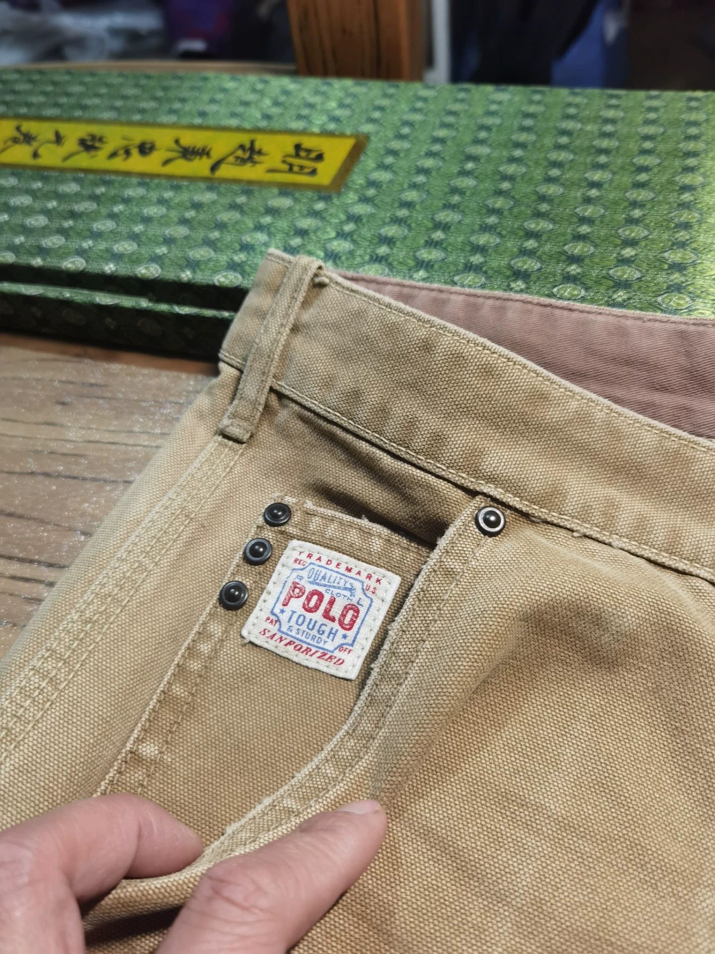 RRL Ralph Lauren Ralph Lauren Distressed Utility Work Pants Size US 30 / EU 46 - 2 Thumbnail