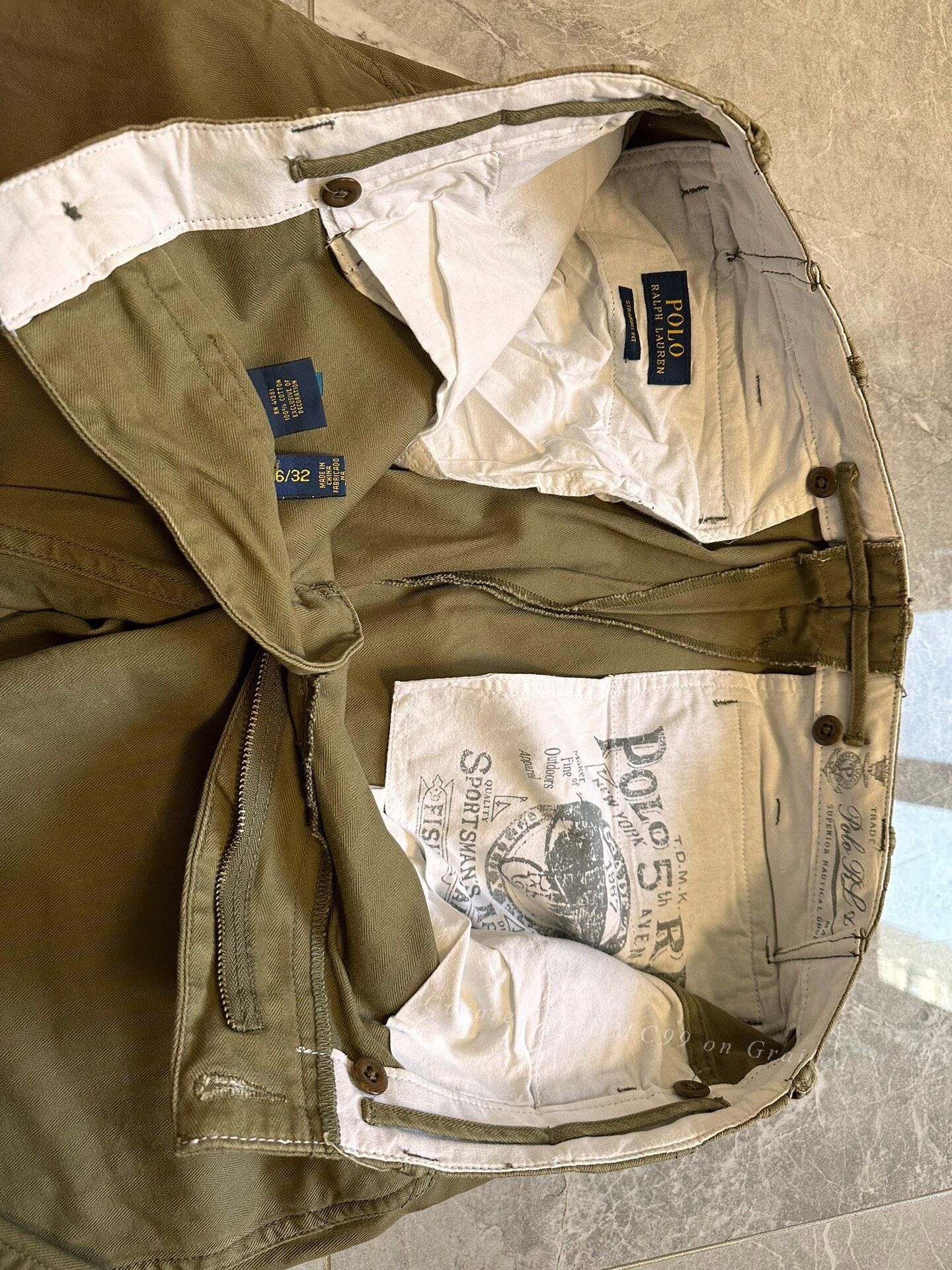 RRL Ralph Lauren Ralph Lauren Military Distressed Work Pants Size US 30 / EU 46 - 8 Thumbnail
