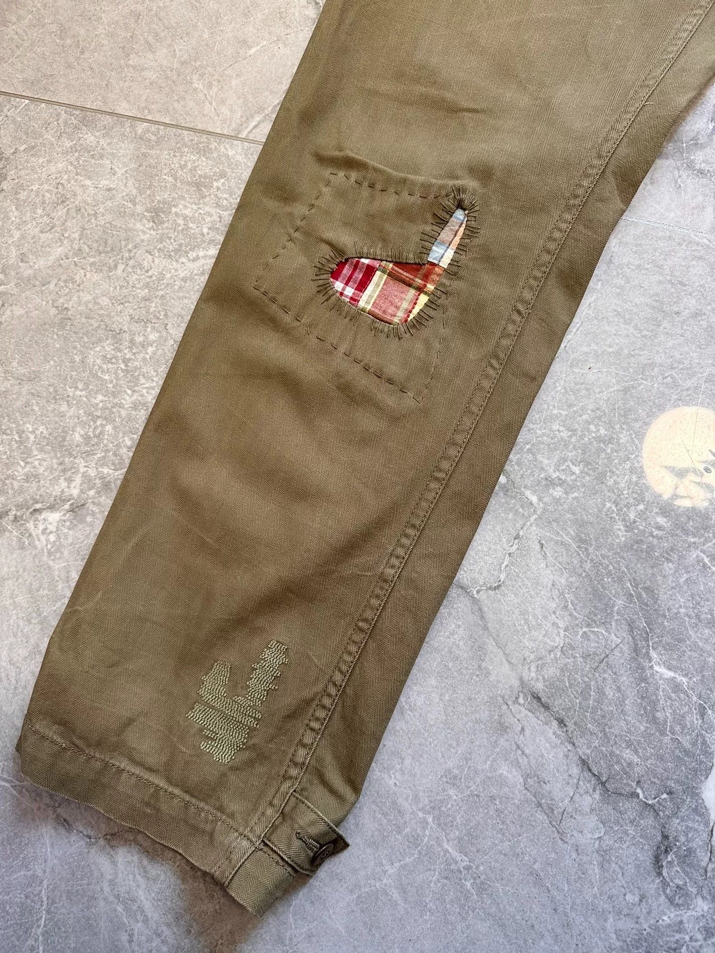RRL Ralph Lauren Ralph Lauren Military Distressed Work Pants Size US 30 / EU 46 - 2 Thumbnail