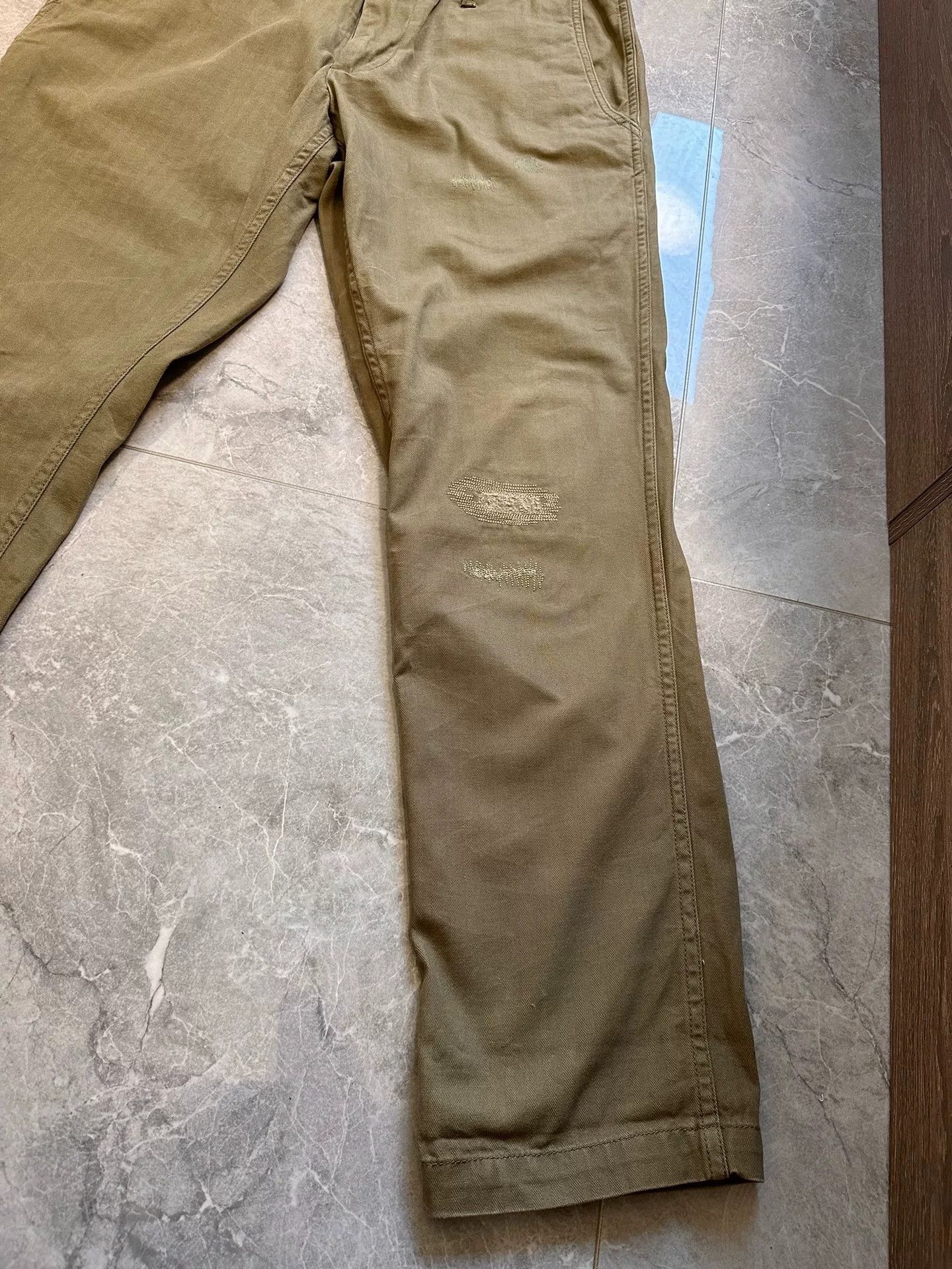 RRL Ralph Lauren Ralph Lauren Military Distressed Work Pants Size US 30 / EU 46 - 3 Thumbnail