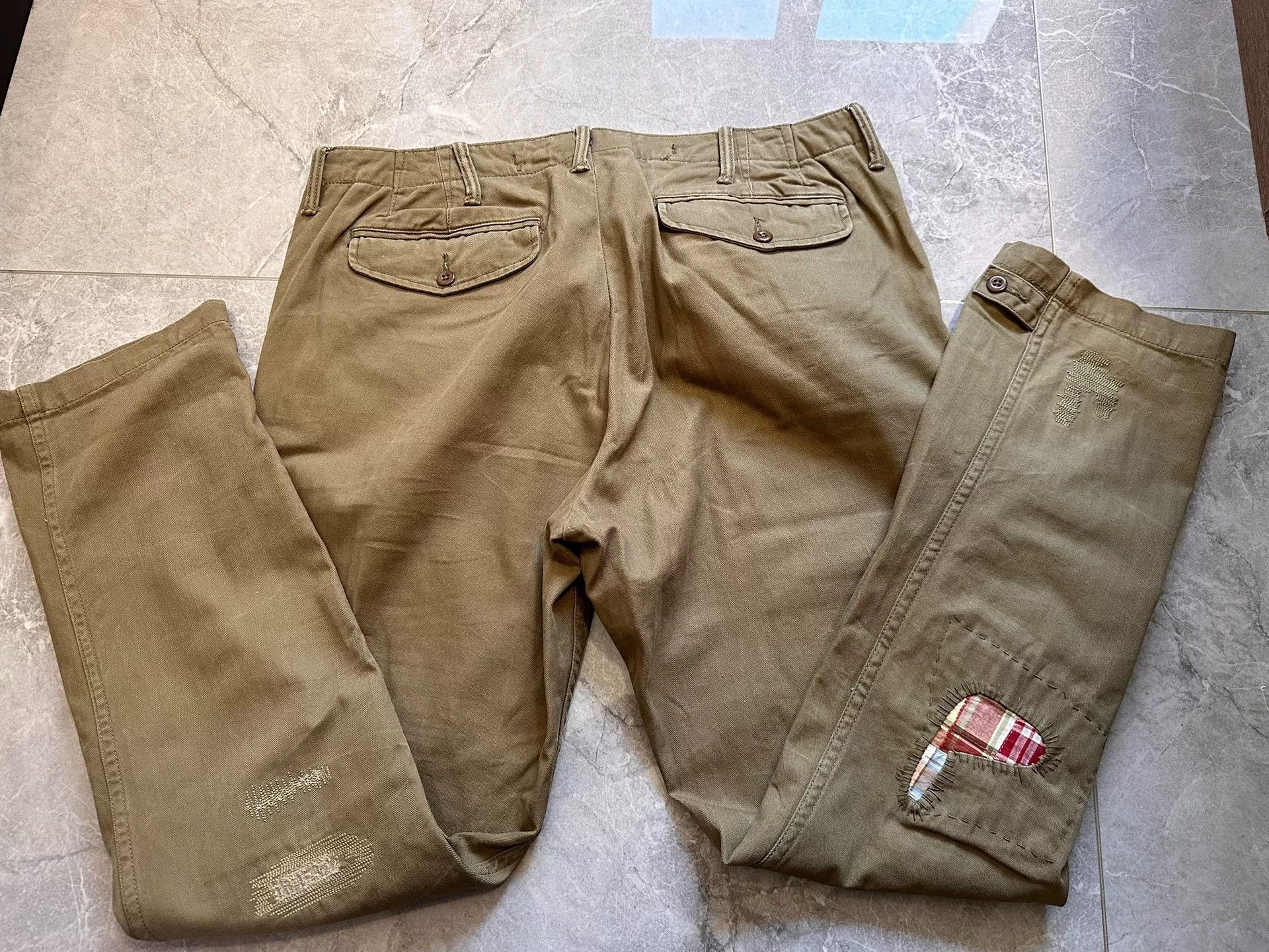 RRL Ralph Lauren Ralph Lauren Military Distressed Work Pants Size US 30 / EU 46 - 6 Thumbnail