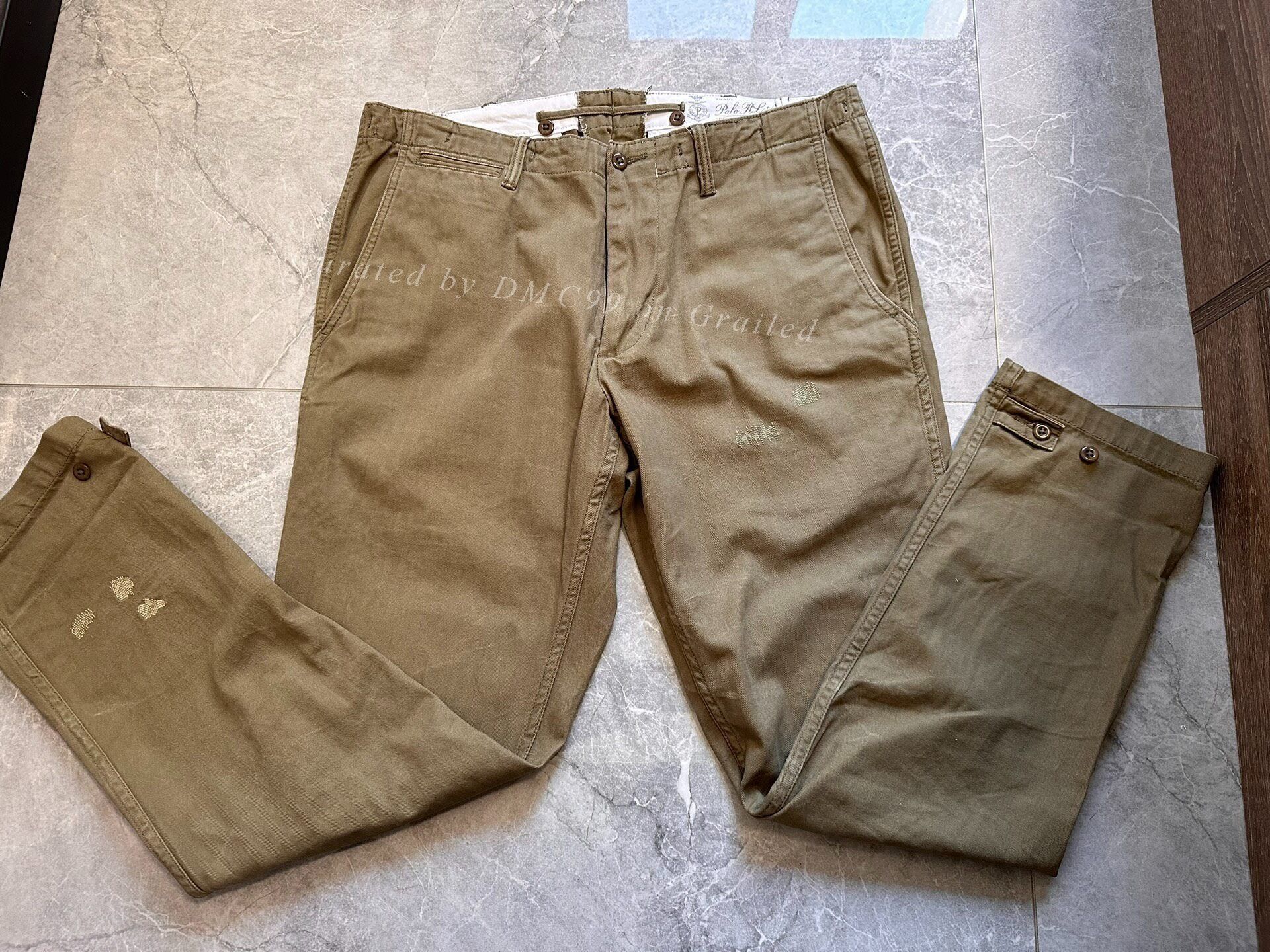 RRL Ralph Lauren Ralph Lauren Military Distressed Work Pants Size US 30 / EU 46 - 4 Thumbnail