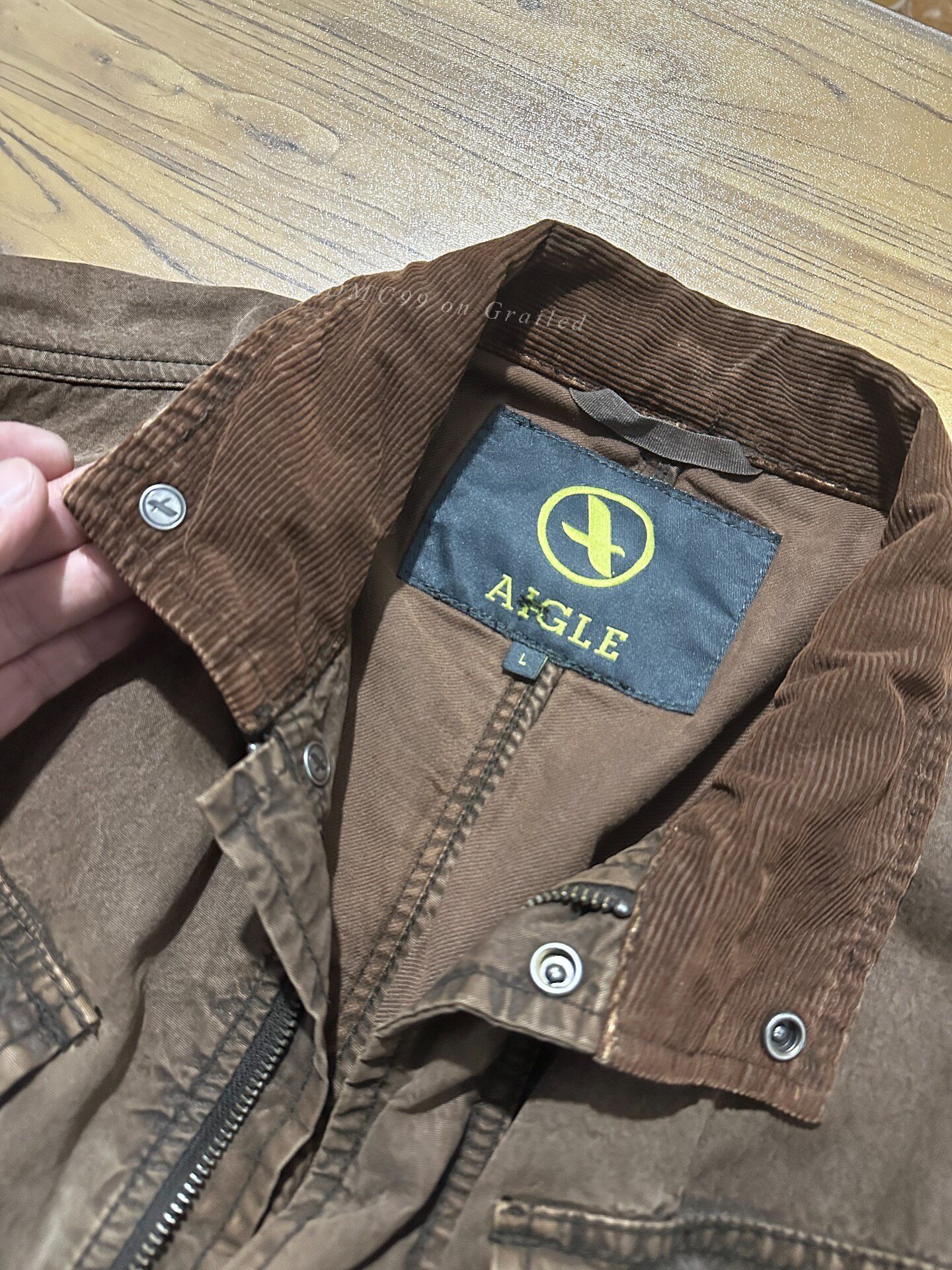 Aigle AIGLE Vintage Waxed Hunting Jacket Size US L / EU 52-54 / 3 - 5 Thumbnail