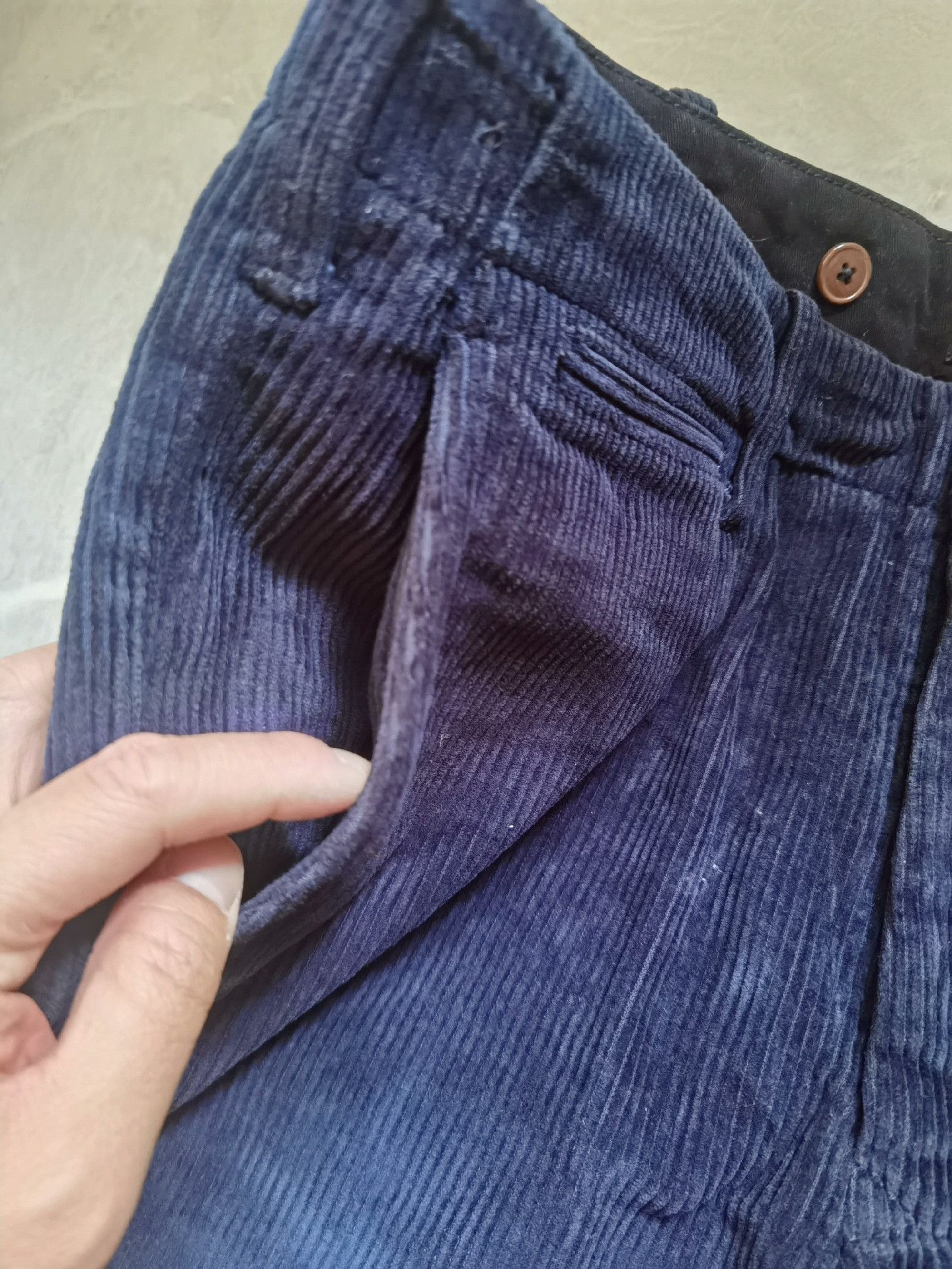 RRL Ralph Lauren Vintage RL RRL Thick Corduroy Pants Size US 30 / EU 46 - 8 Thumbnail
