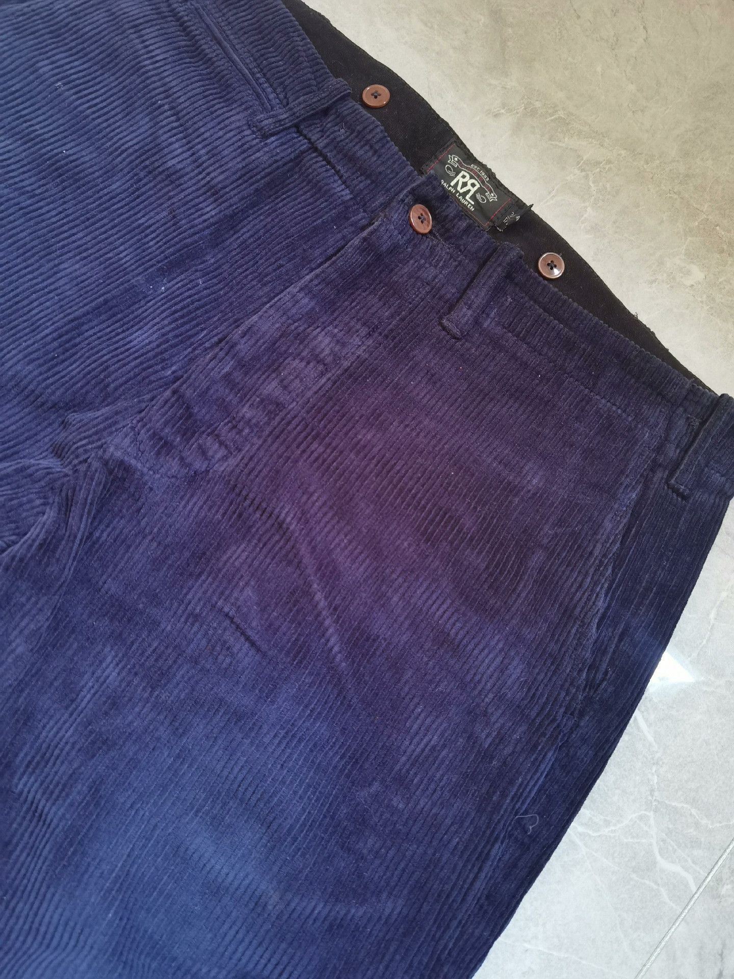 RRL Ralph Lauren Vintage RL RRL Thick Corduroy Pants Size US 30 / EU 46 - 9 Thumbnail