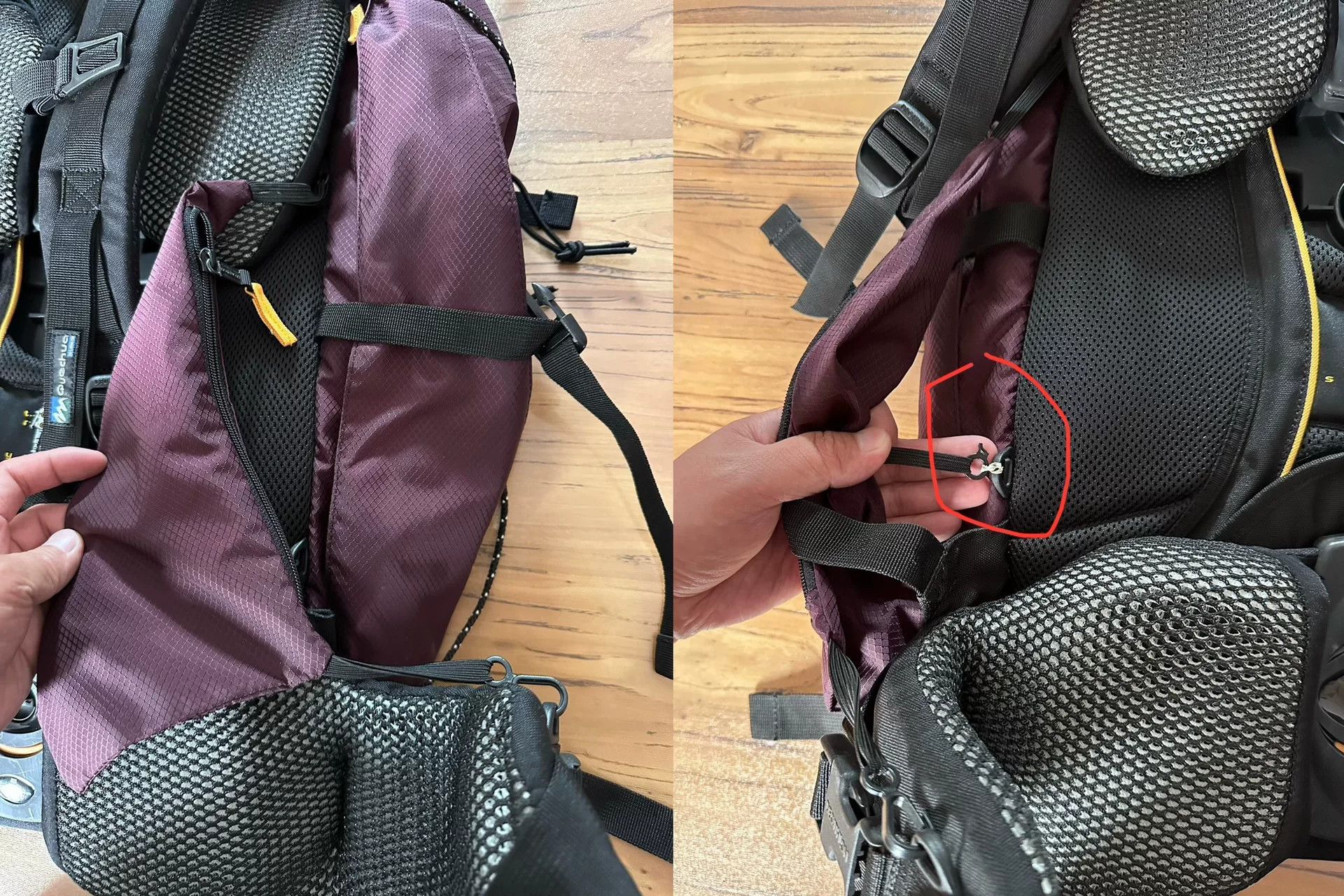 Other Decathlon Forclaz 60 Symbium Hiking Backpack Size ONE SIZE - 9 Thumbnail