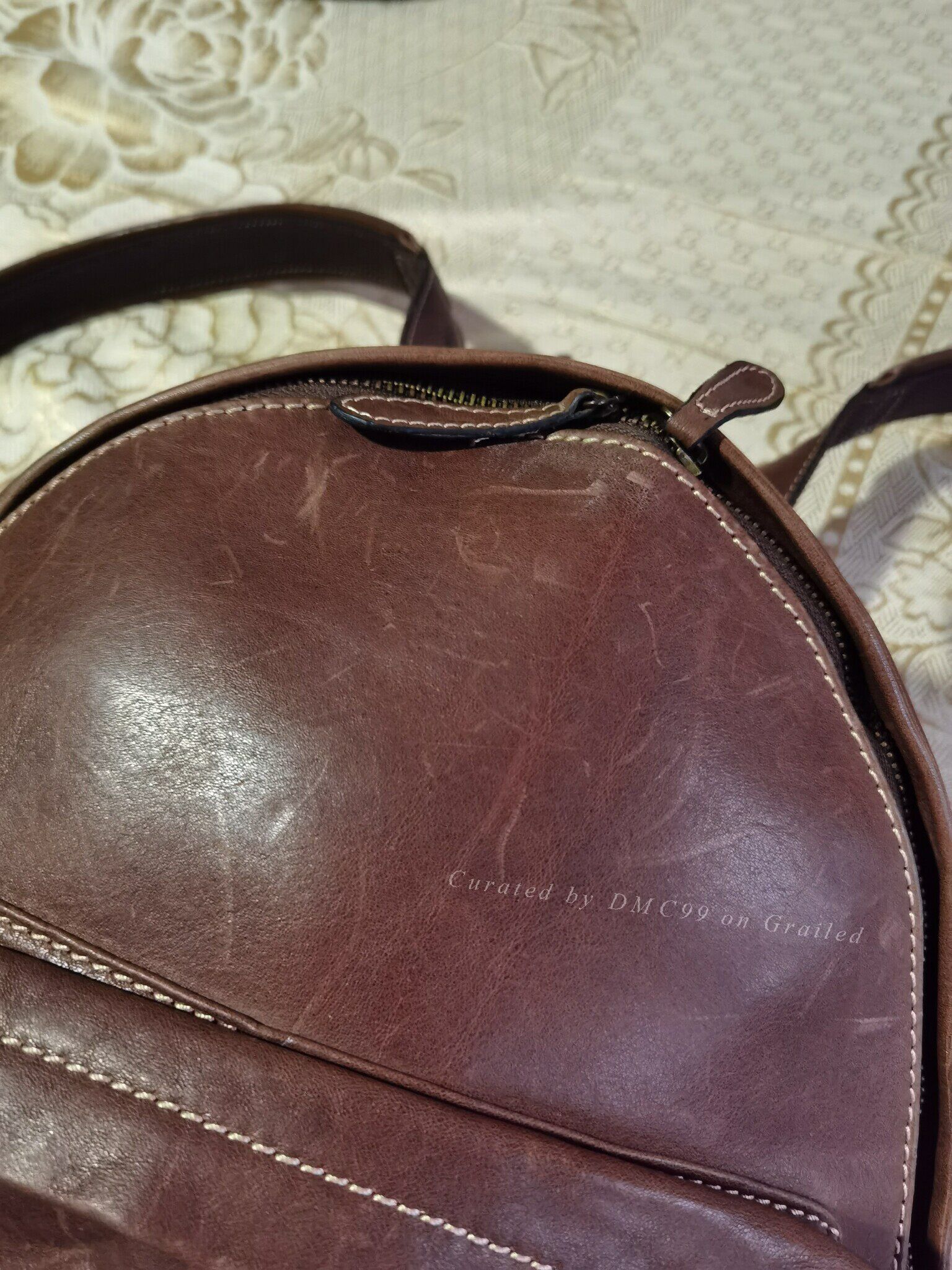RRL Ralph Lauren Ralph Lauren Vintage Oil Wax Leather Backpack Size ONE SIZE - 3 Thumbnail