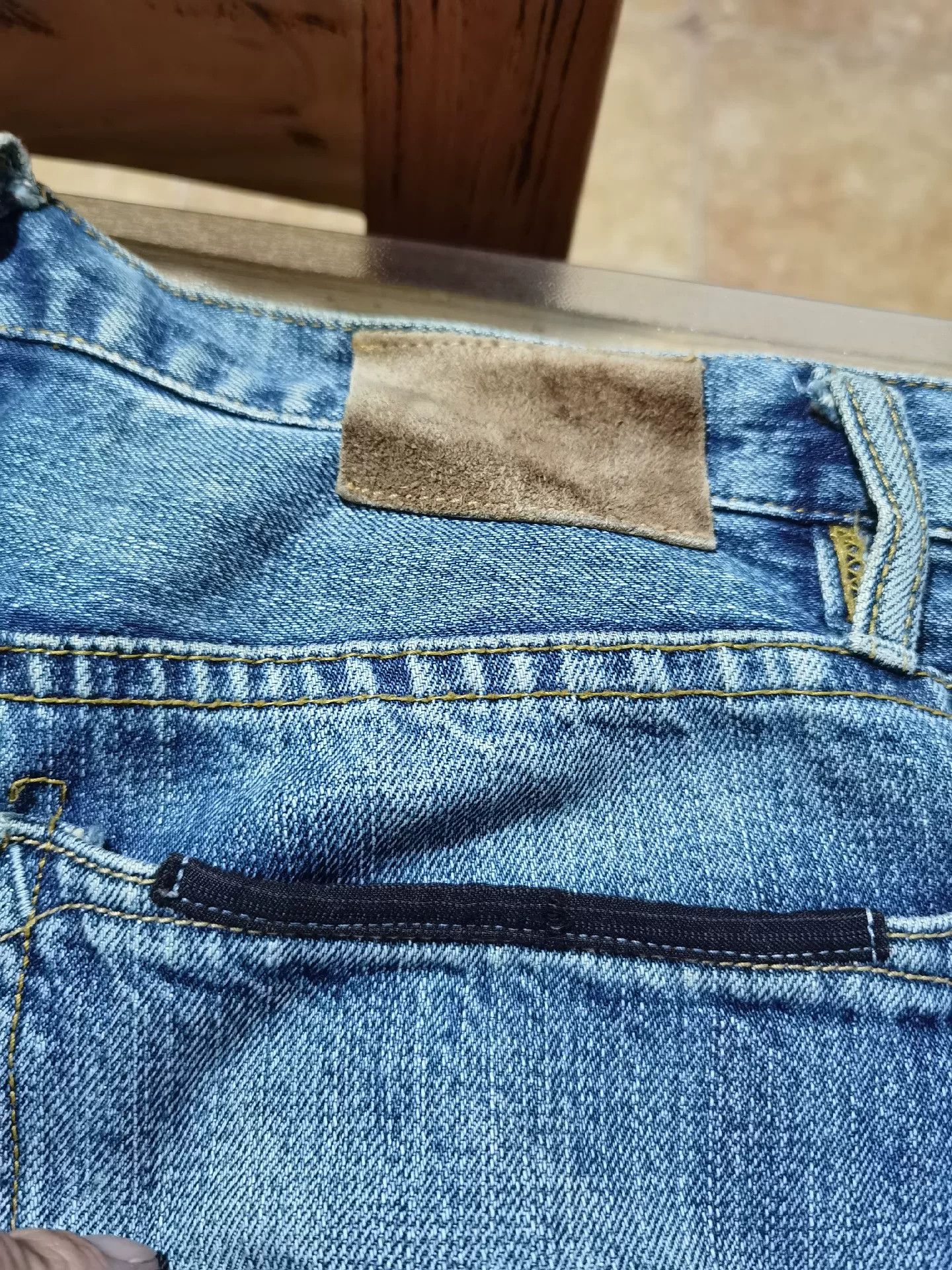 RRL Ralph Lauren Ralph Lauren Extreme Distressed Patch Jeans Size US 30 / EU 46 - 7 Thumbnail