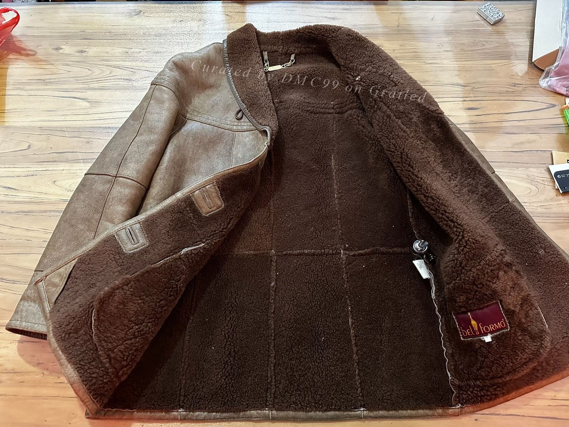 RRL Ralph Lauren RRL Distressed Shearling Leather Jacket Size US M / EU 48-50 / 2 - 4 Thumbnail