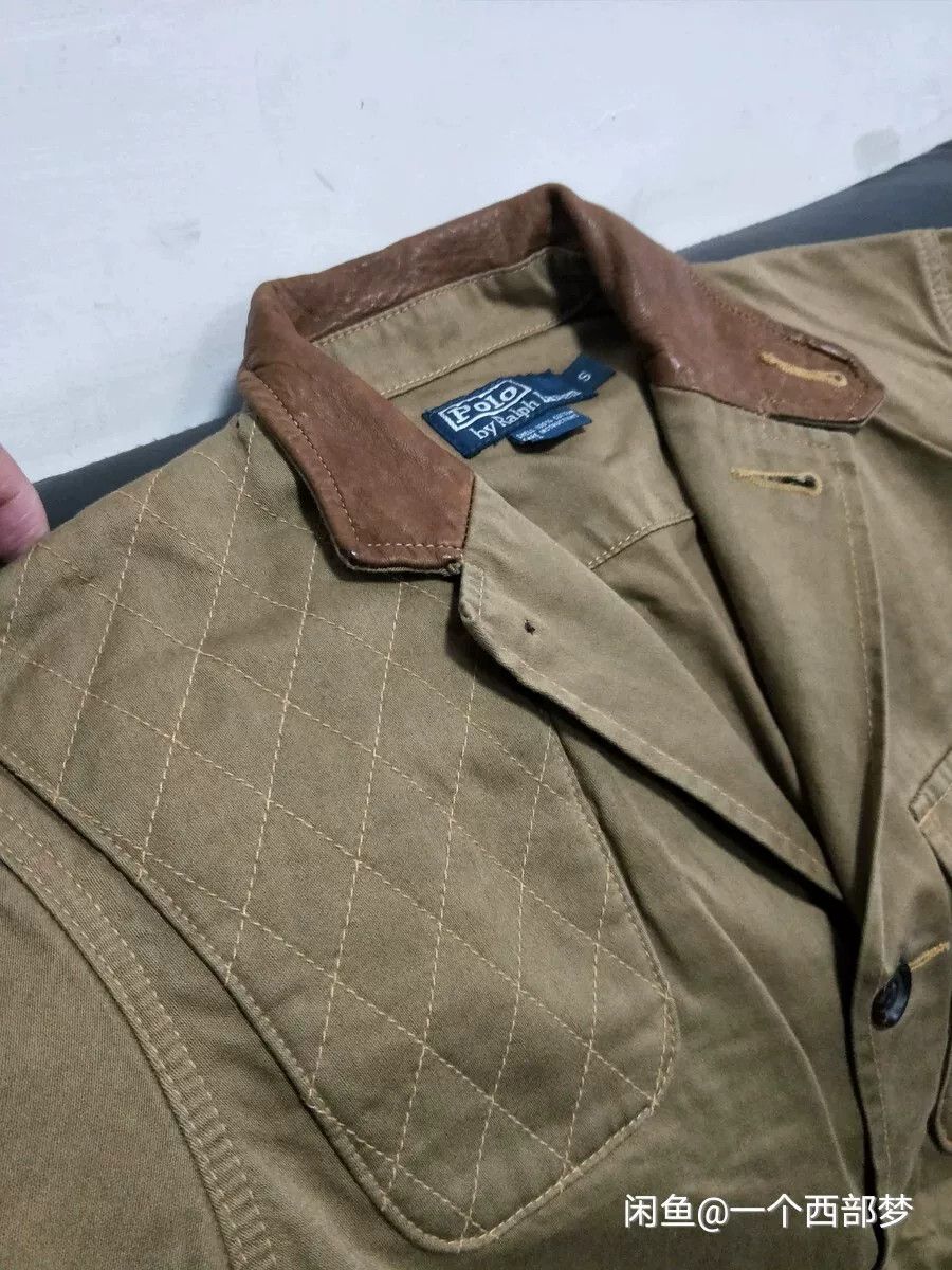 RRL Ralph Lauren Ralph Lauren Leather Patch Hunting Jacket Size US M / EU 48-50 / 2 - 2 Thumbnail