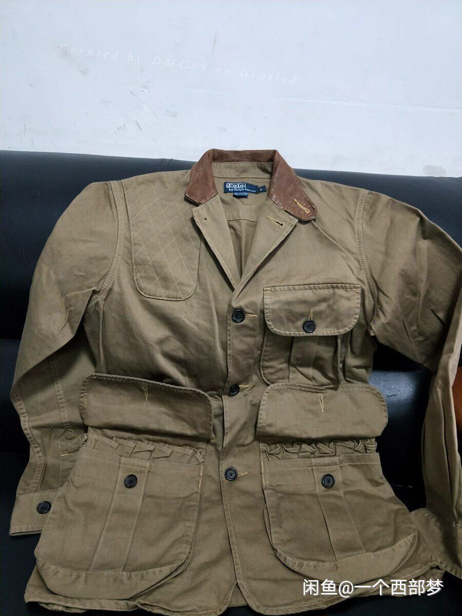 RRL Ralph Lauren Ralph Lauren Leather Patch Hunting Jacket Size US M / EU 48-50 / 2 - 5 Thumbnail