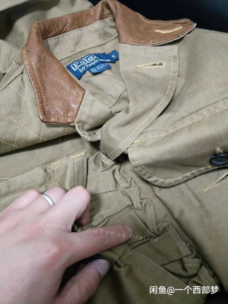 RRL Ralph Lauren Ralph Lauren Leather Patch Hunting Jacket Size US M / EU 48-50 / 2 - 8 Thumbnail
