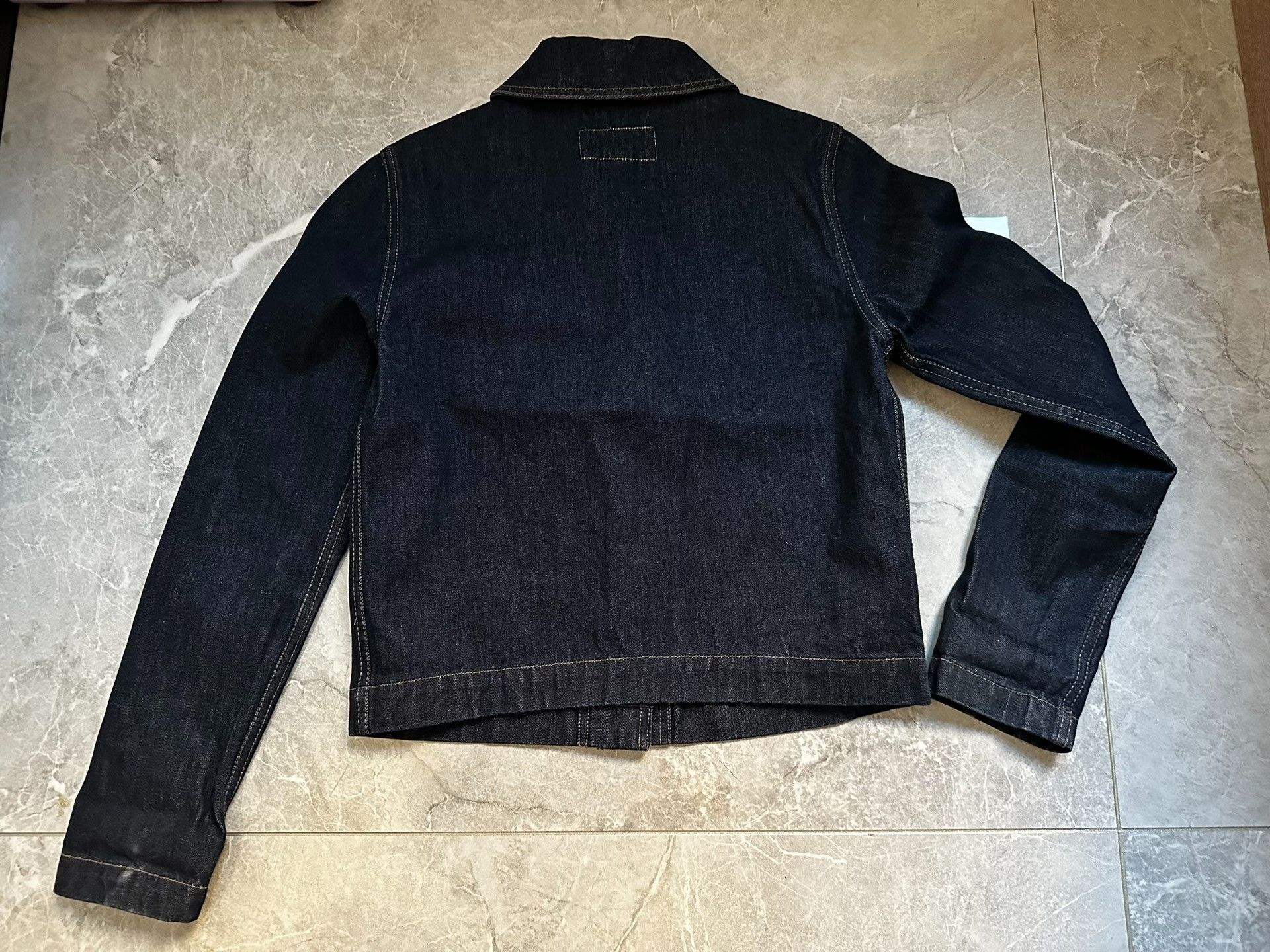 RRL Ralph Lauren Ralph Lauren Heavyweight Raw Denim Shawl Collar Jacket Size US M / EU 48-50 / 2 - 7 Thumbnail