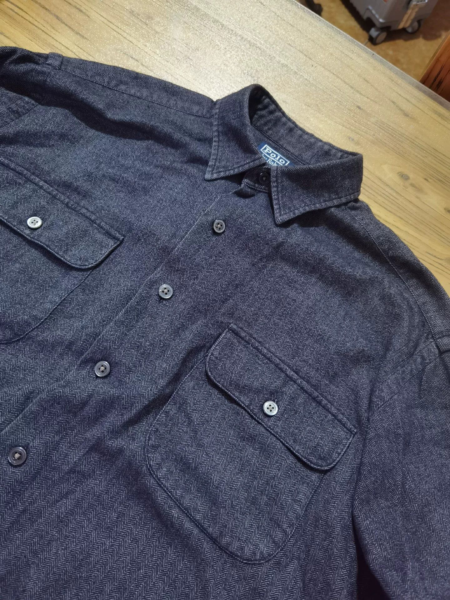 RRL Ralph Lauren RRL Ralph Lauren Houndstooth Shirt Jacket Size US M / EU 48-50 / 2 - 3 Thumbnail