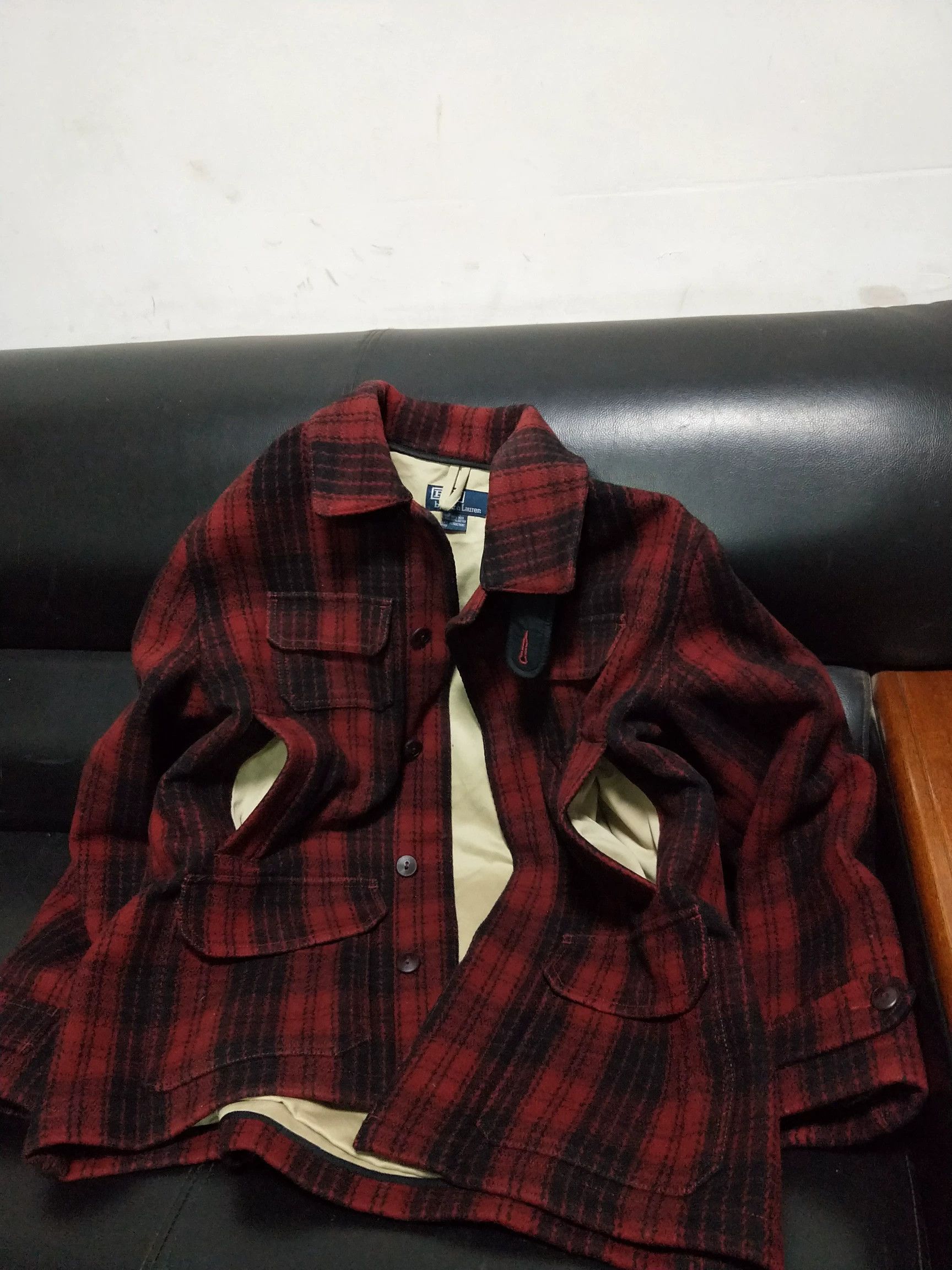 RRL Ralph Lauren Ralph Lauren Wool Tweed Hunting Coat Size US M / EU 48-50 / 2 - 2 Thumbnail