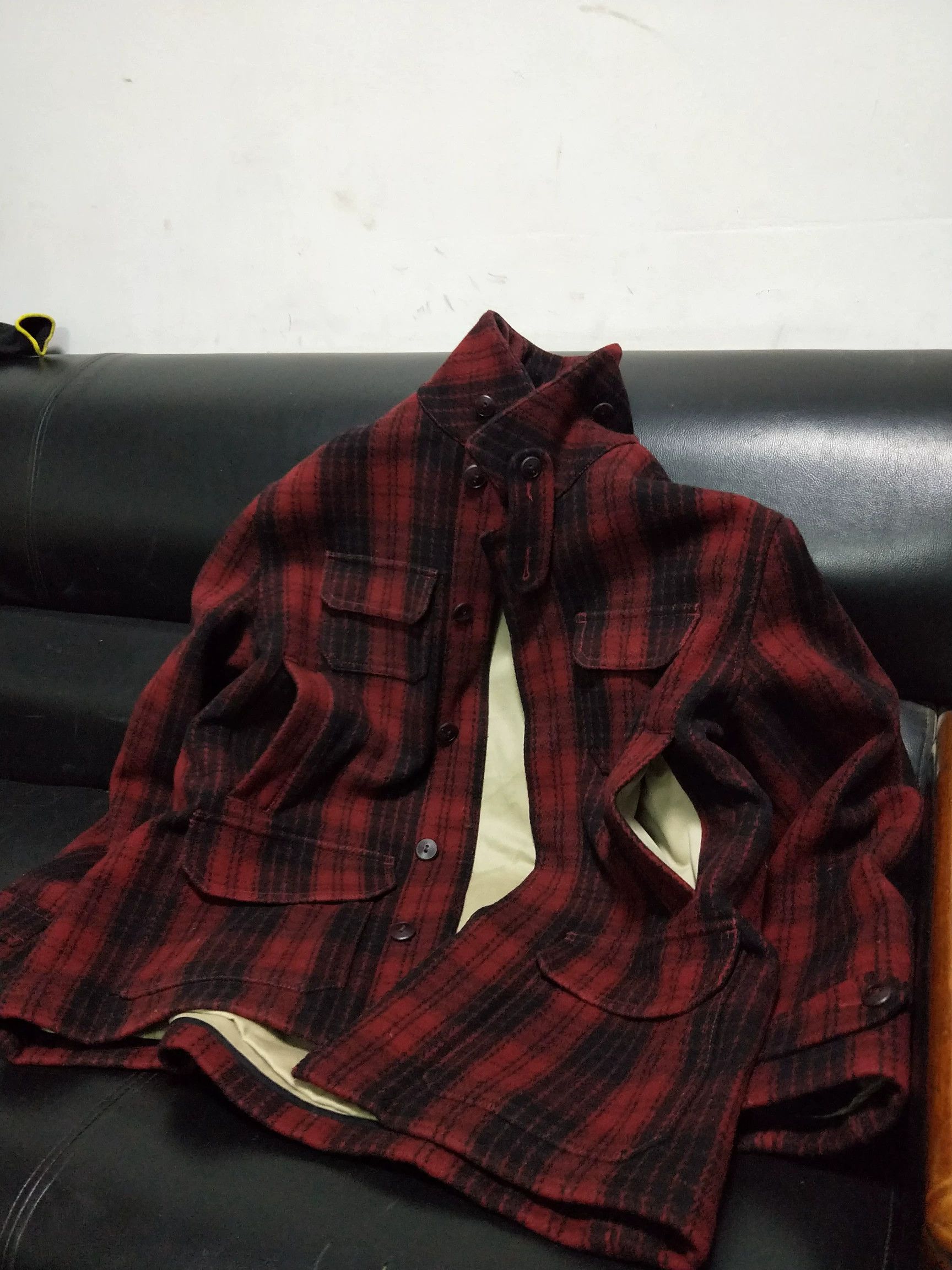 RRL Ralph Lauren Ralph Lauren Wool Tweed Hunting Coat Size US M / EU 48-50 / 2 - 8 Thumbnail