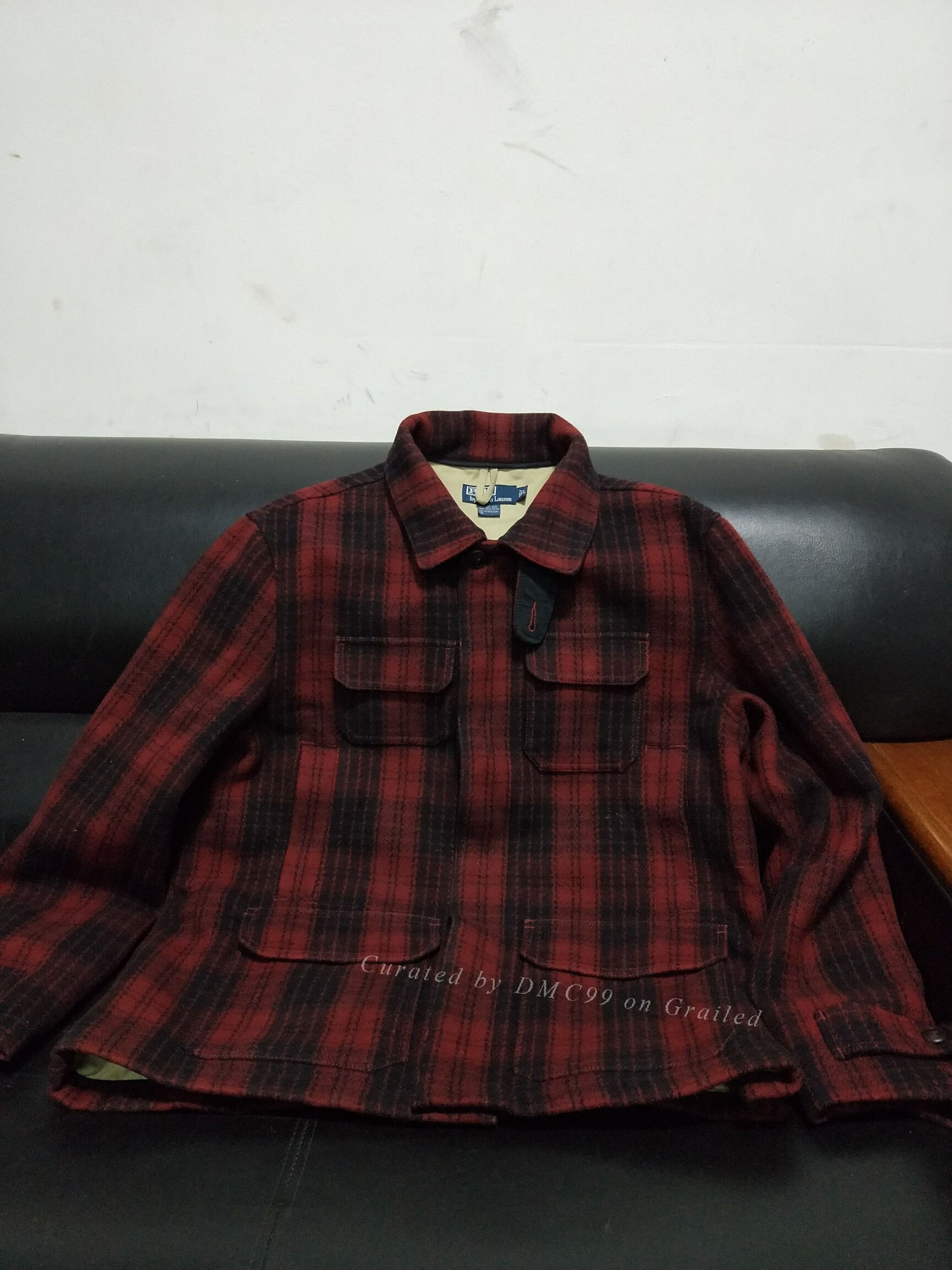 RRL Ralph Lauren Ralph Lauren Wool Tweed Hunting Coat Size US M / EU 48-50 / 2 - 3 Thumbnail