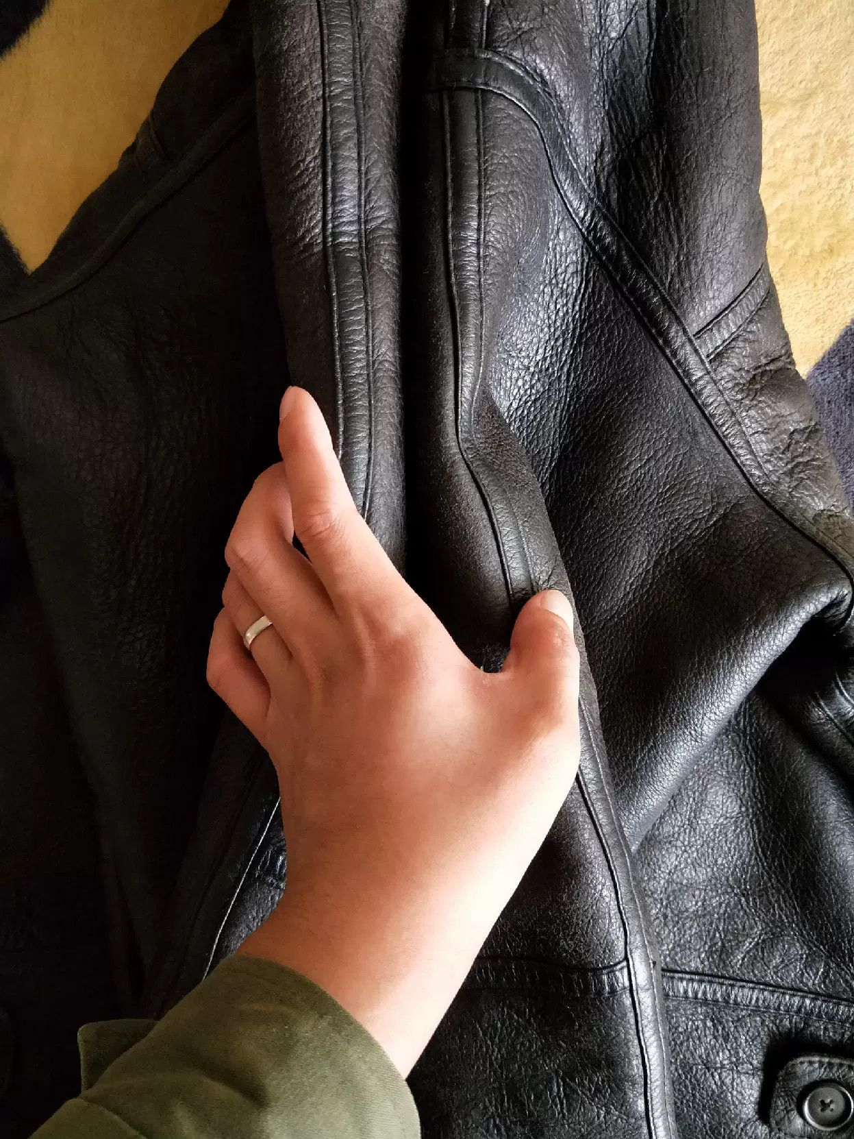 Other B3 Heavyweight Fur-Lined Leather Bomber Size US M / EU 48-50 / 2 - 7 Thumbnail