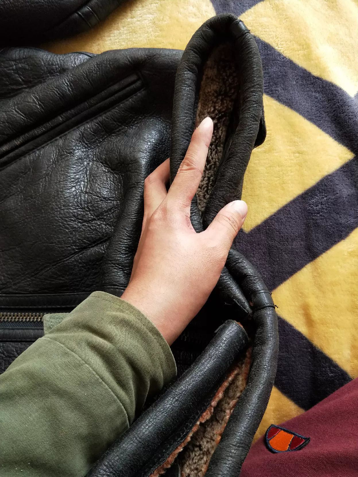 Other B3 Heavyweight Fur-Lined Leather Bomber Size US M / EU 48-50 / 2 - 3 Thumbnail