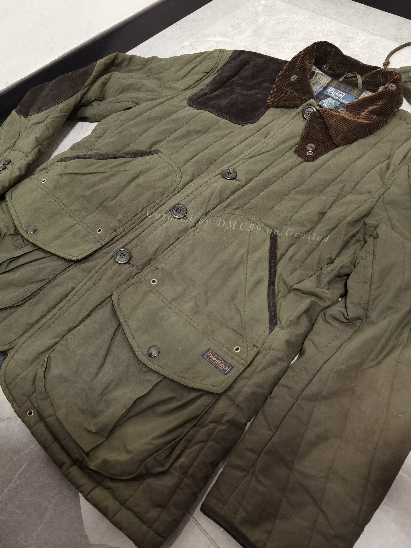 RRL Ralph Lauren RRL Ralph Lauren Waxed Quilted Hunting Jacket Size US M / EU 48-50 / 2 - 5 Thumbnail