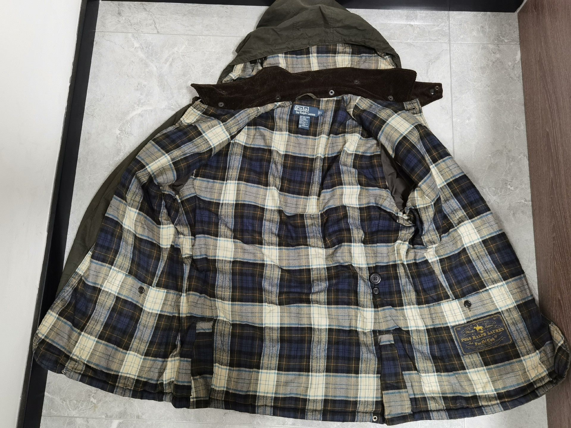 RRL Ralph Lauren RRL Ralph Lauren Waxed Quilted Hunting Jacket Size US M / EU 48-50 / 2 - 8 Thumbnail