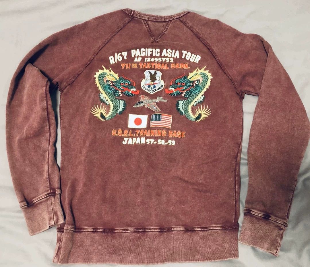 RRL Ralph Lauren Ralph Lauren Vintage Dragon Eagle Sweatshirt Size US M / EU 48-50 / 2 - 4 Thumbnail