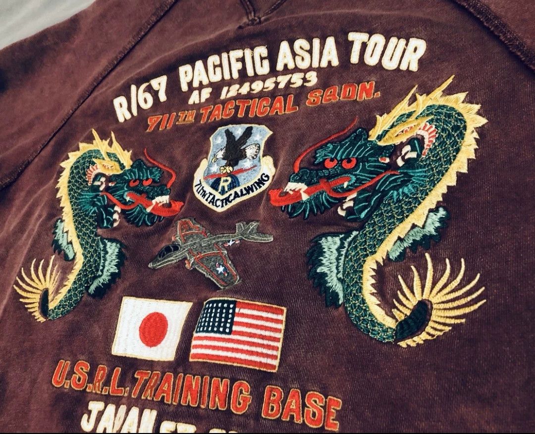 RRL Ralph Lauren Ralph Lauren Vintage Dragon Eagle Sweatshirt Size US M / EU 48-50 / 2 - 2 Thumbnail