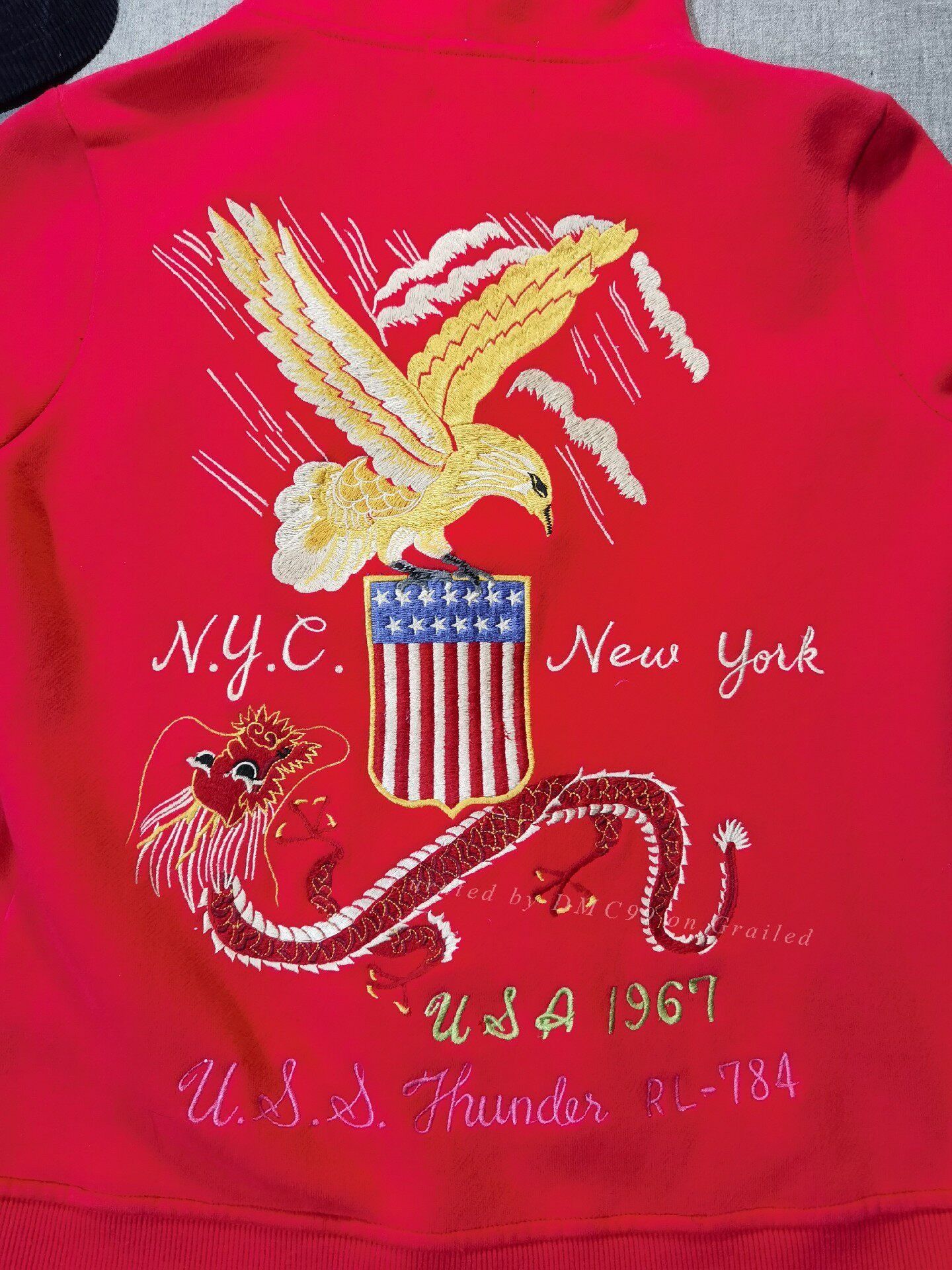 RRL Ralph Lauren Ralph Lauren 2012 Dragon Year Limited Hoodie Size US M / EU 48-50 / 2 - 4 Thumbnail