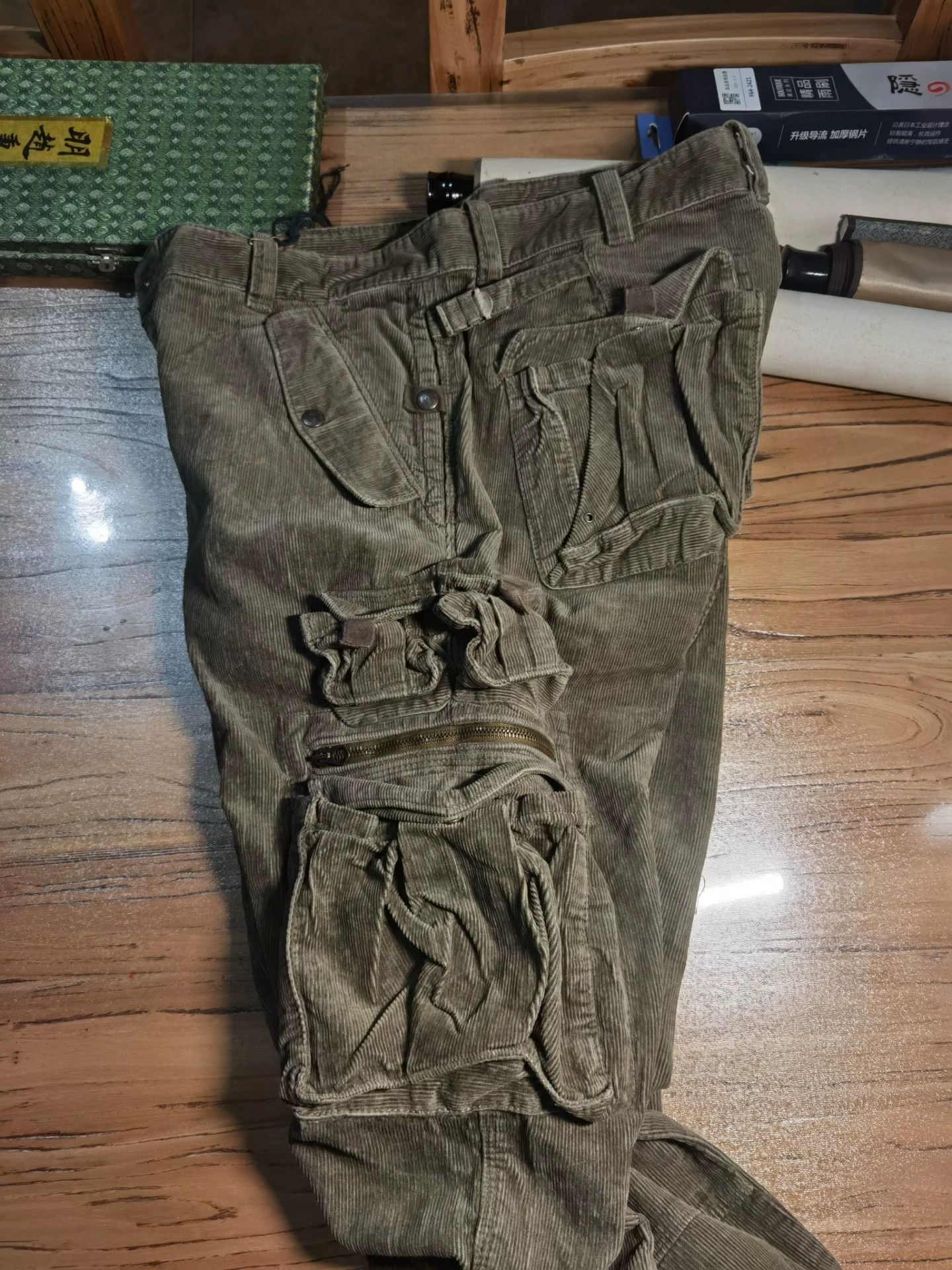 RRL Ralph Lauren RRL Corduroy Hunting Cargo Pants Size US 30 / EU 46 - 4 Thumbnail