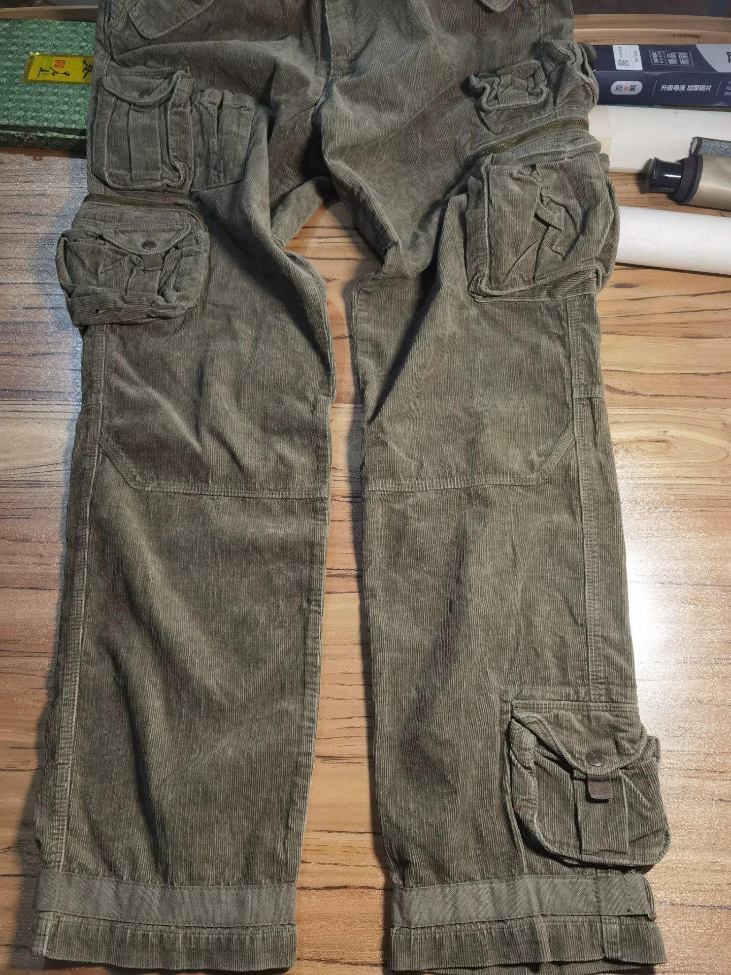 RRL Ralph Lauren RRL Corduroy Hunting Cargo Pants Size US 30 / EU 46 - 9 Thumbnail