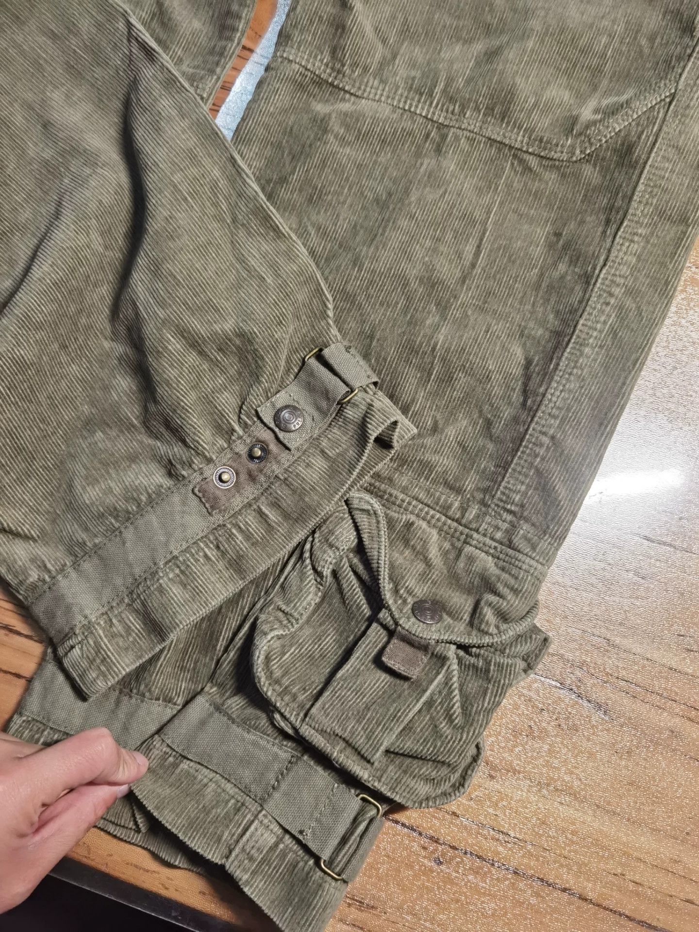RRL Ralph Lauren RRL Corduroy Hunting Cargo Pants Size US 30 / EU 46 - 8 Thumbnail