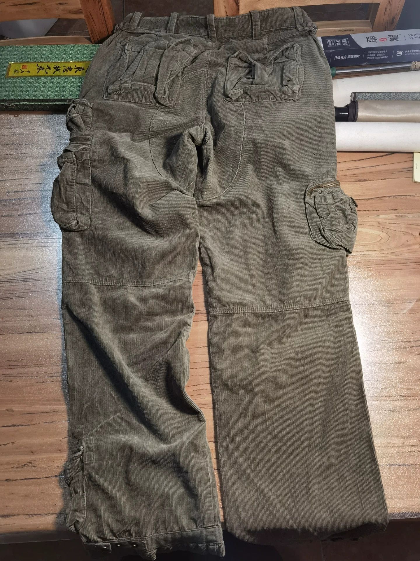 RRL Ralph Lauren RRL Corduroy Hunting Cargo Pants Size US 30 / EU 46 - 5 Thumbnail