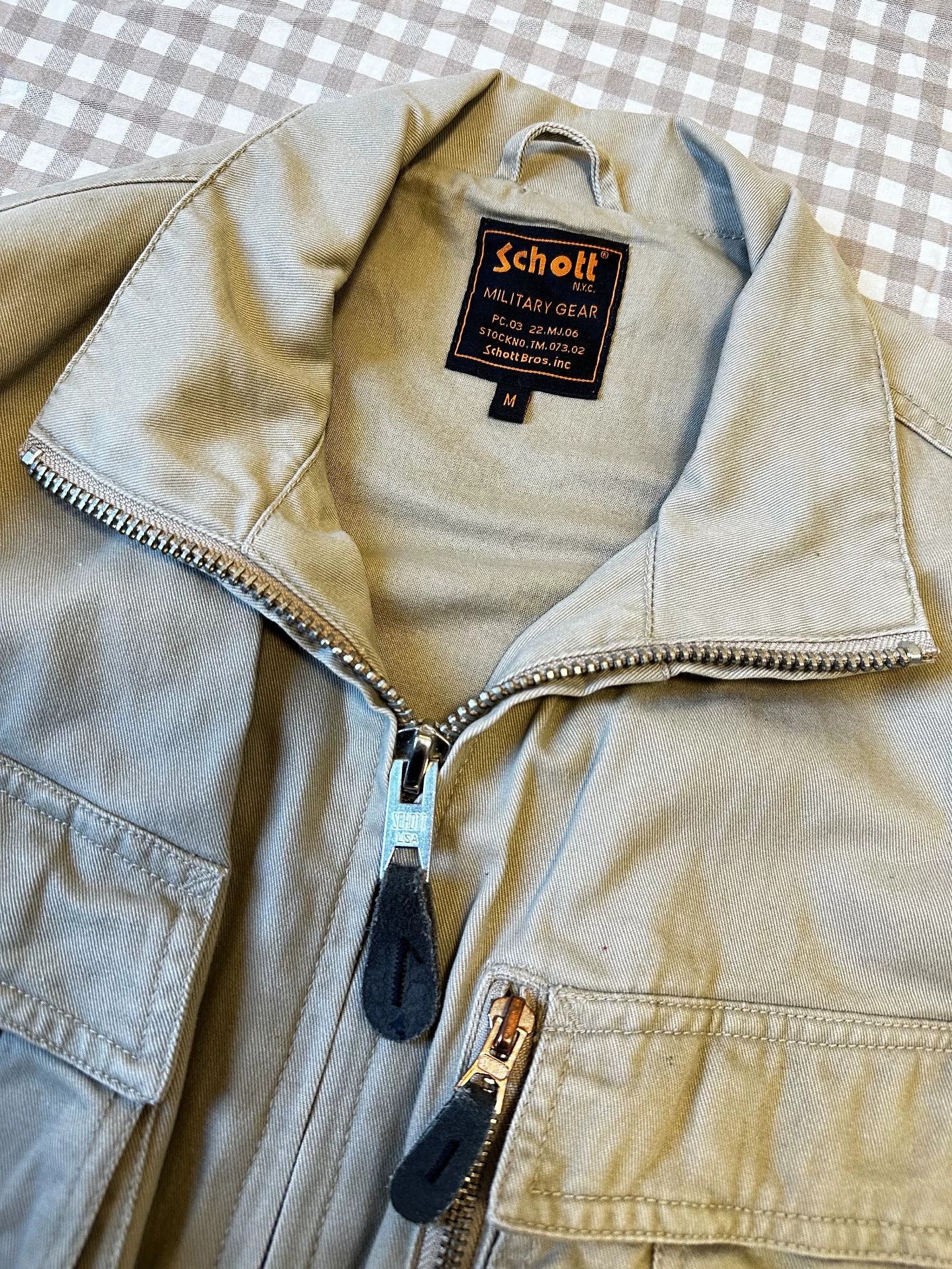 Schott Schott Vintage Military Hunting Jacket Size US M / EU 48-50 / 2 - 7 Thumbnail
